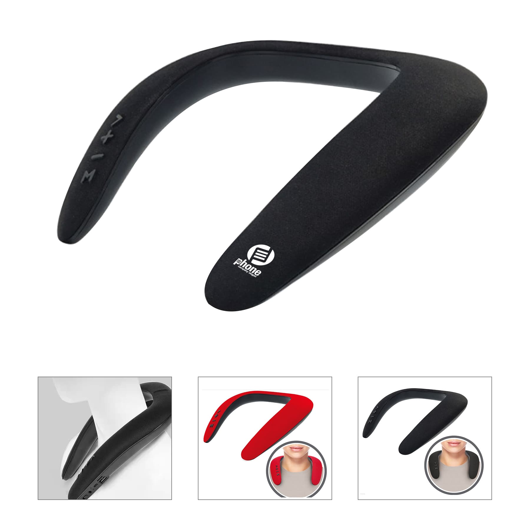 U-Shaped wireless Speaker Neck-Mounted