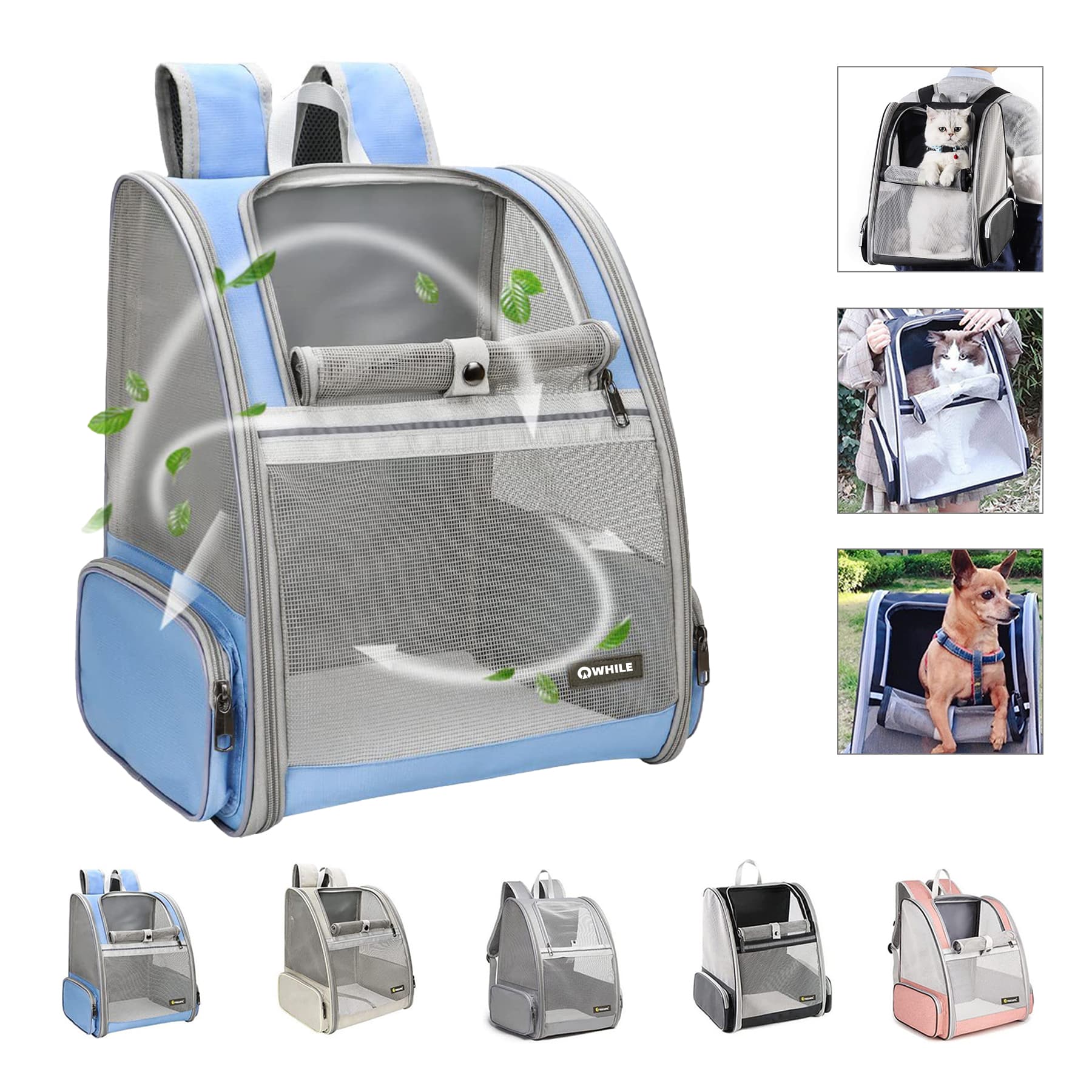 Pet Backpack Carrier for Small Cats Dogs