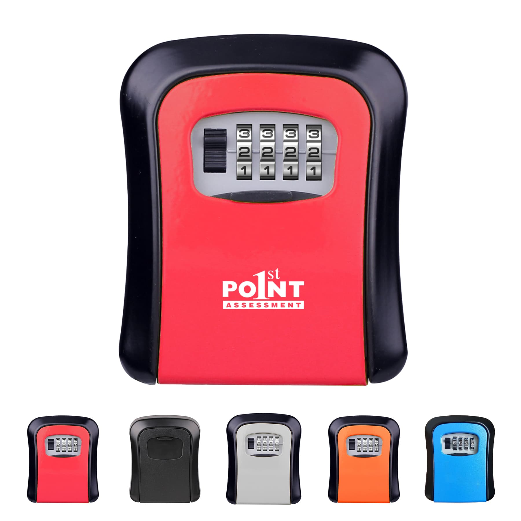 Wall Mounted Key Box Safe Storage Password Lock 4 Digit