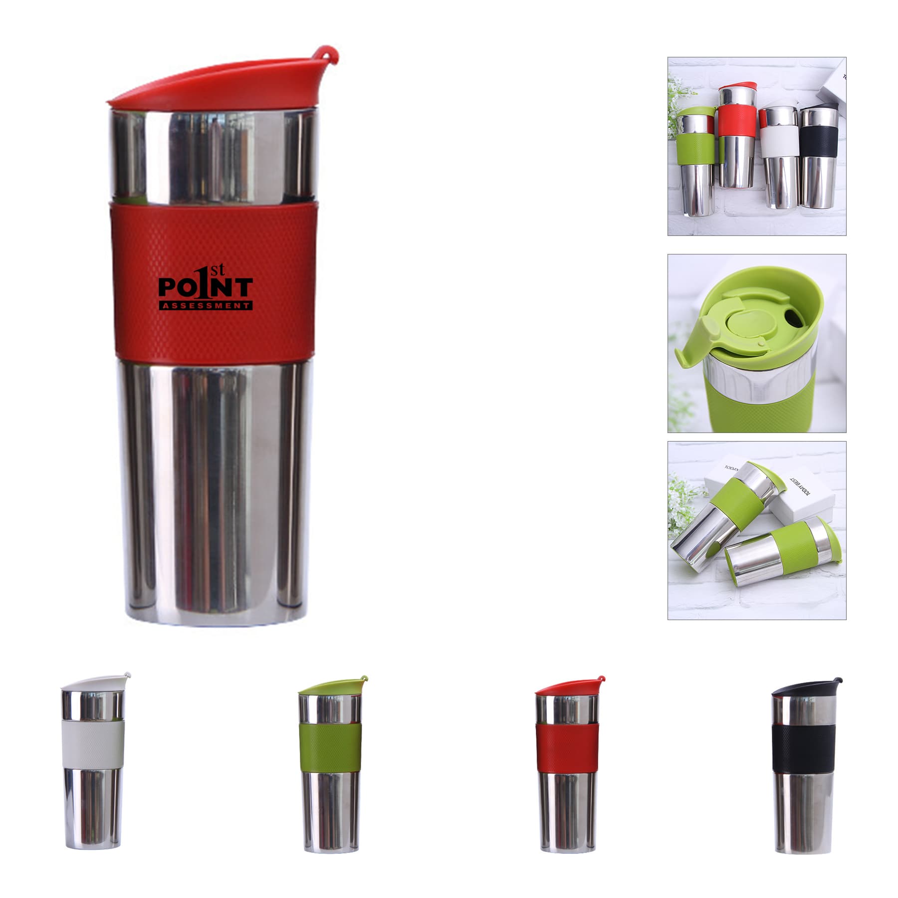 French Press Stainless Steel Insulated Coffee Cup