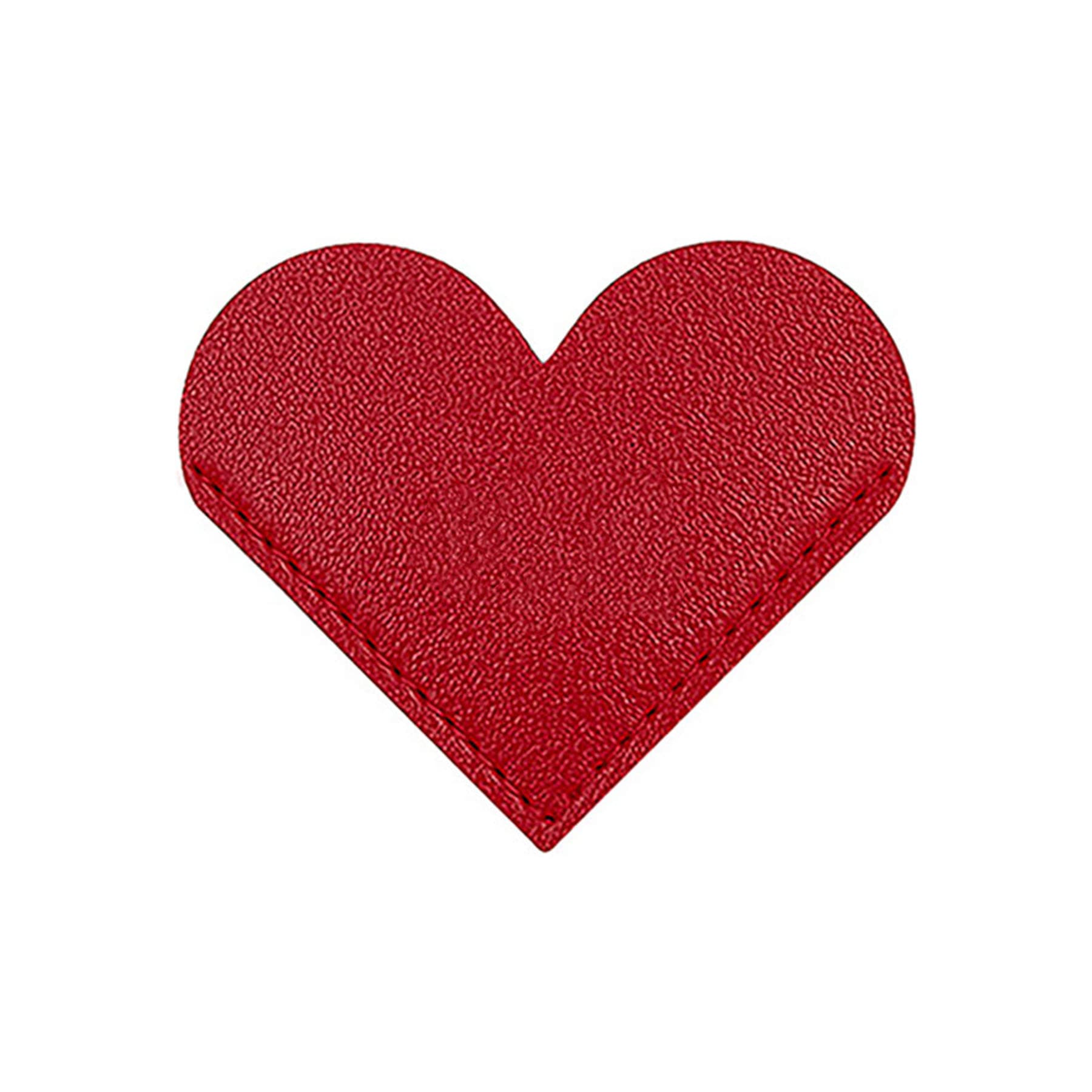 Leather Heart Bookmarks