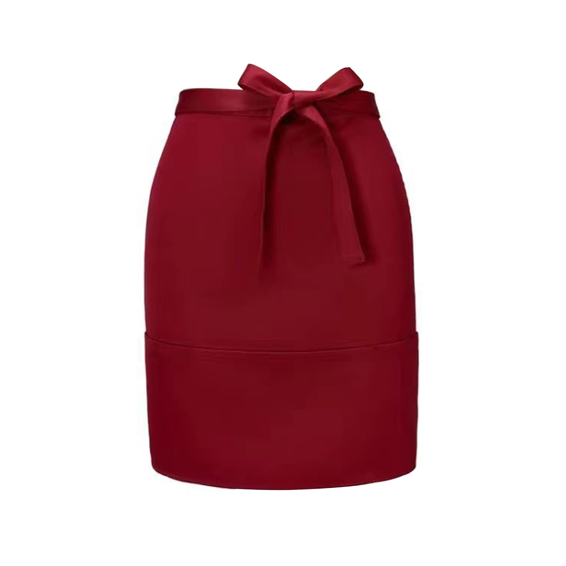 Short Waist Apron with Pocket
