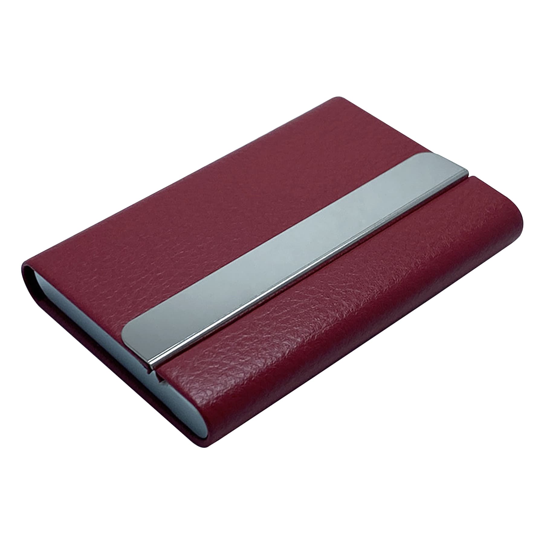 Stainless Steel Business Card Holder W/ Magnetic Closure