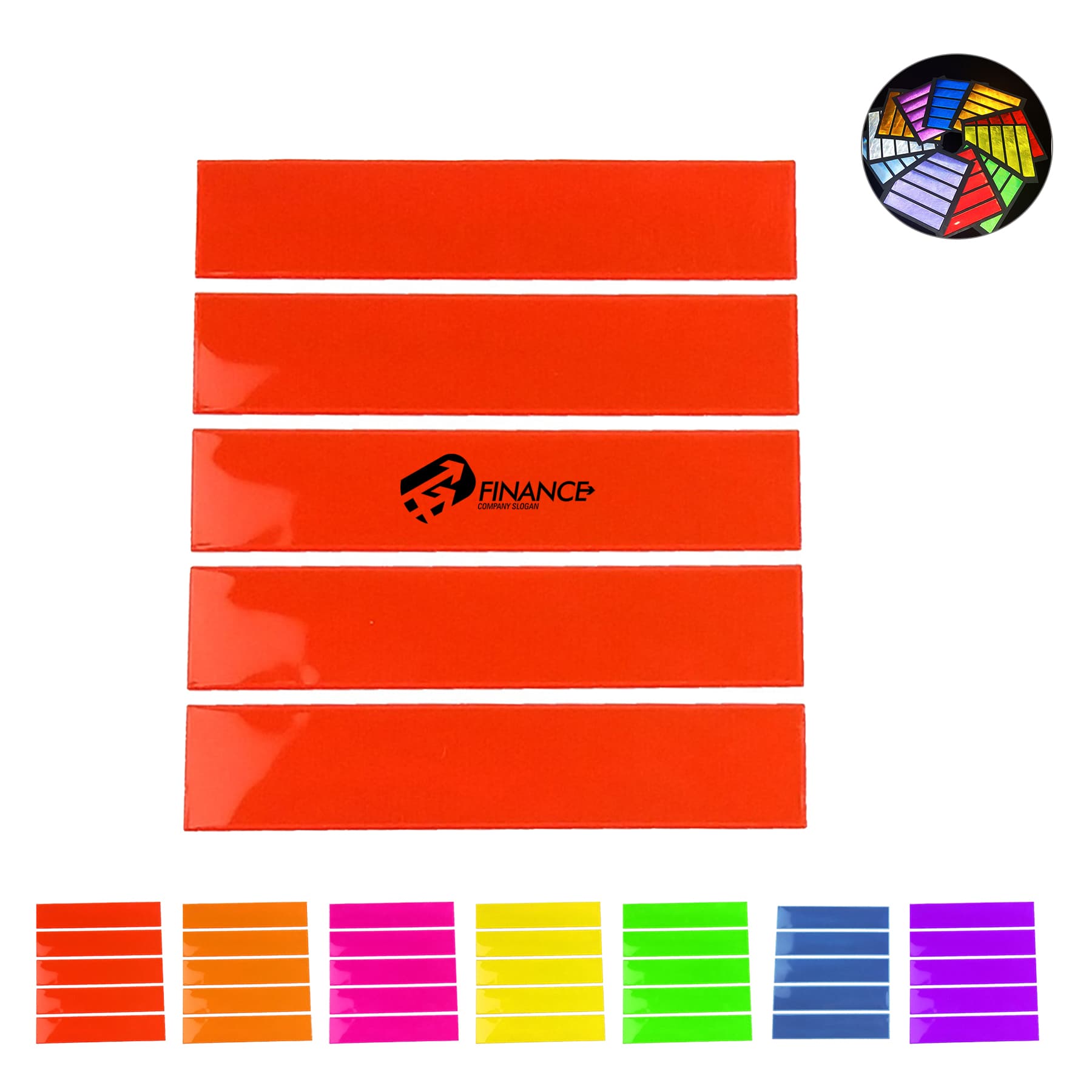 Reflective tape stickers