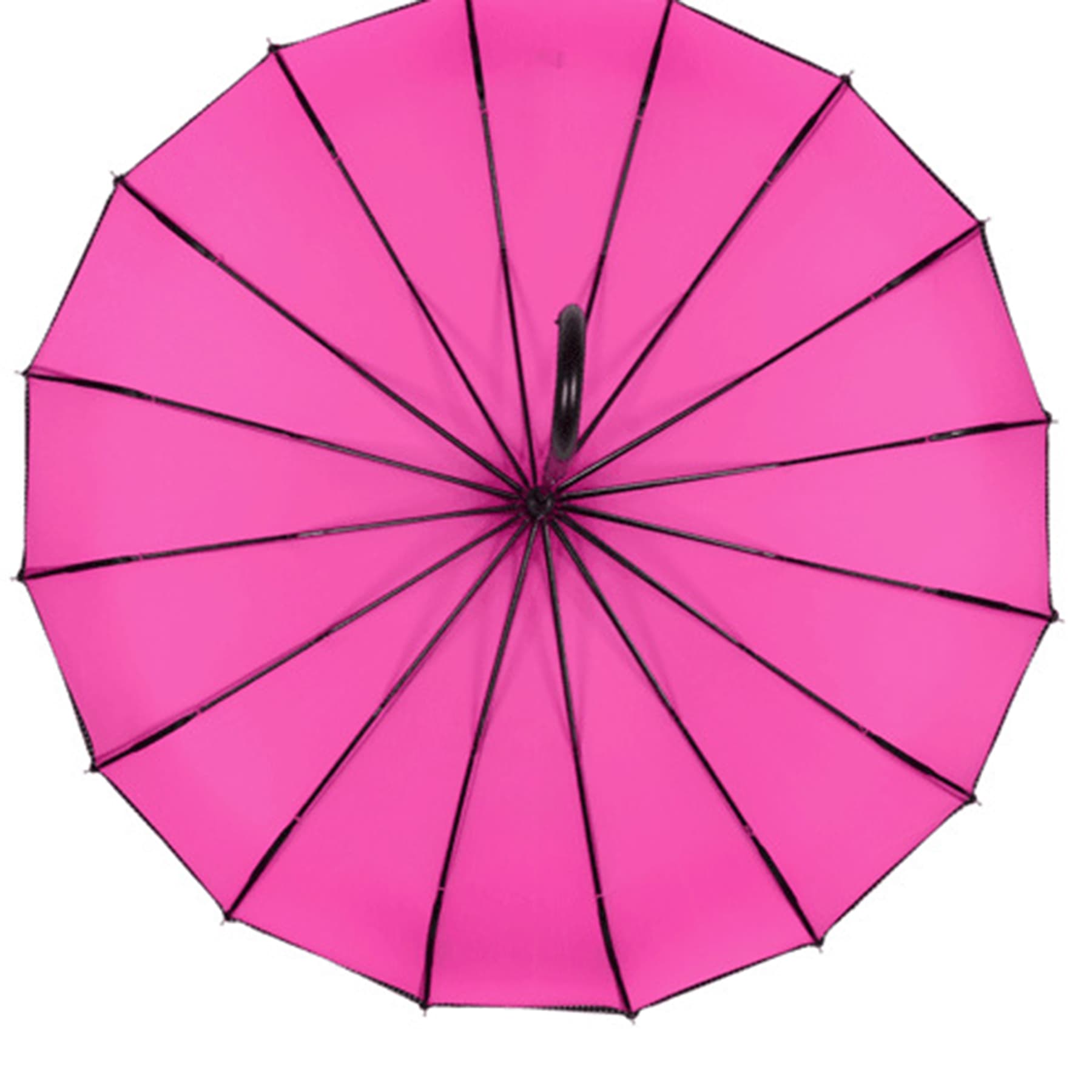 35'' 16K Retro Pagoda Peak Shape Auto Folding Umbrella