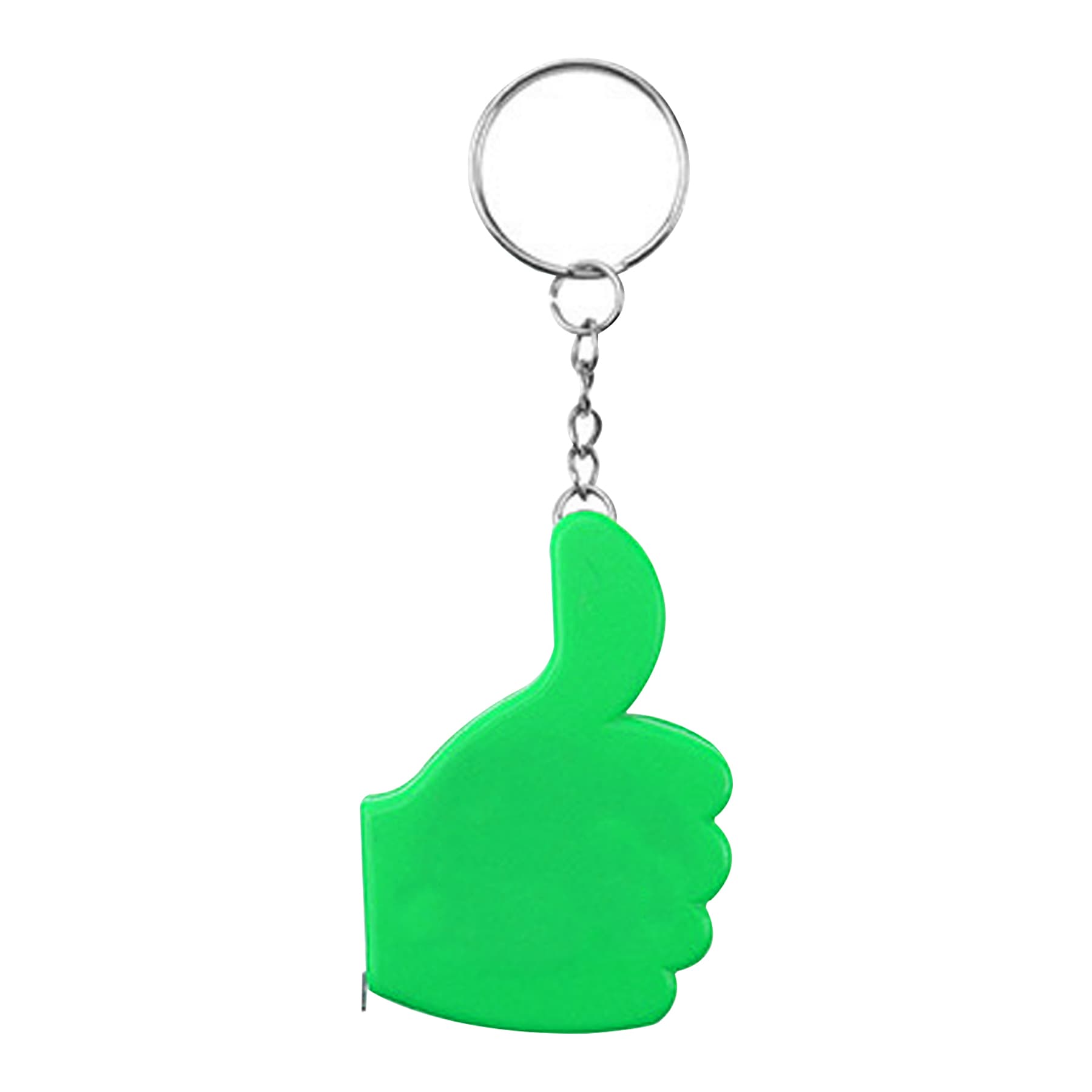 Finger Shaped Tape Measure Keychain