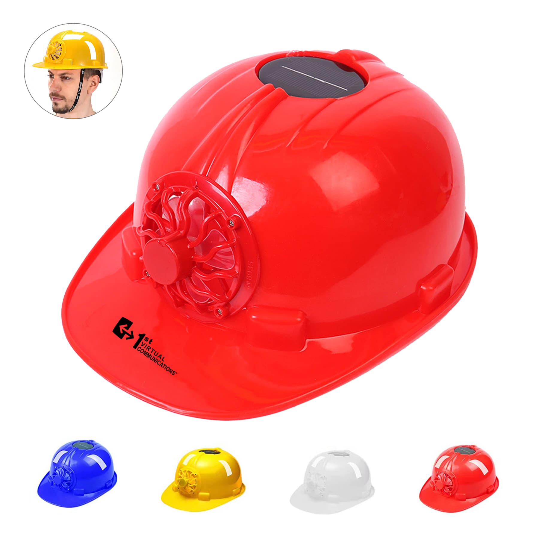 Solar Powered Fan & Helmet