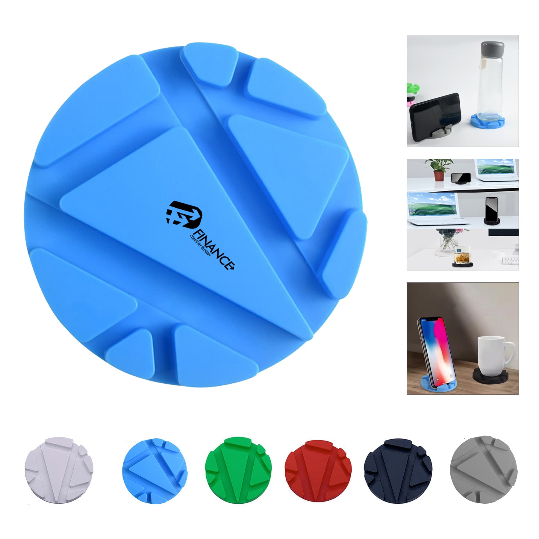 Multifunction mobile phone holder with cup pad