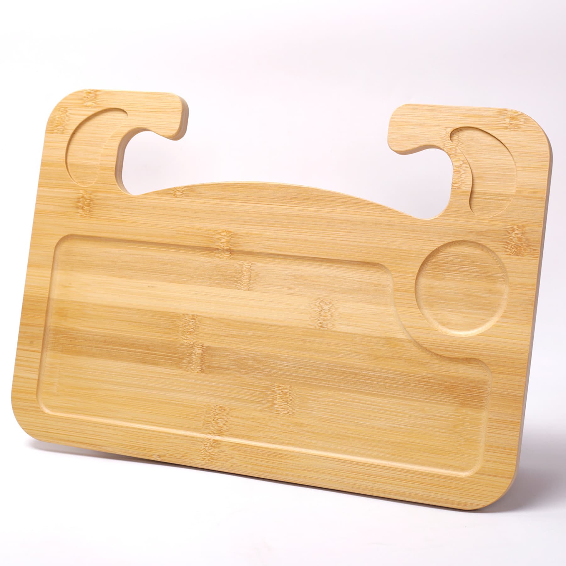 Bamboo Steering Wheel Travel Tray