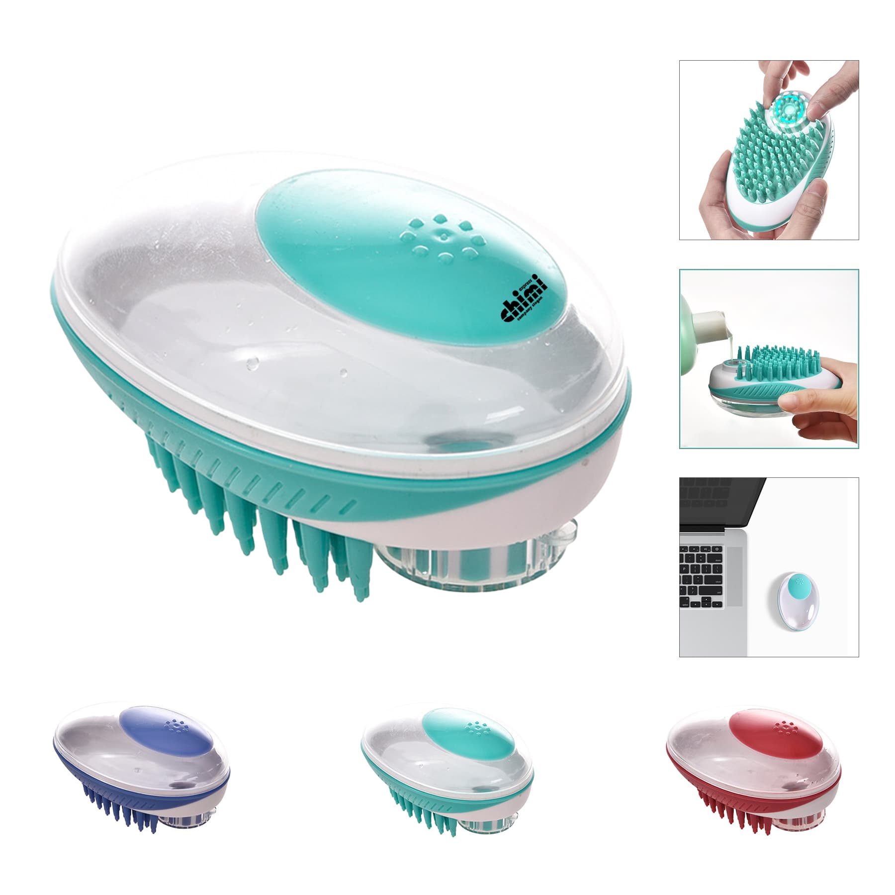 Pet bath brush