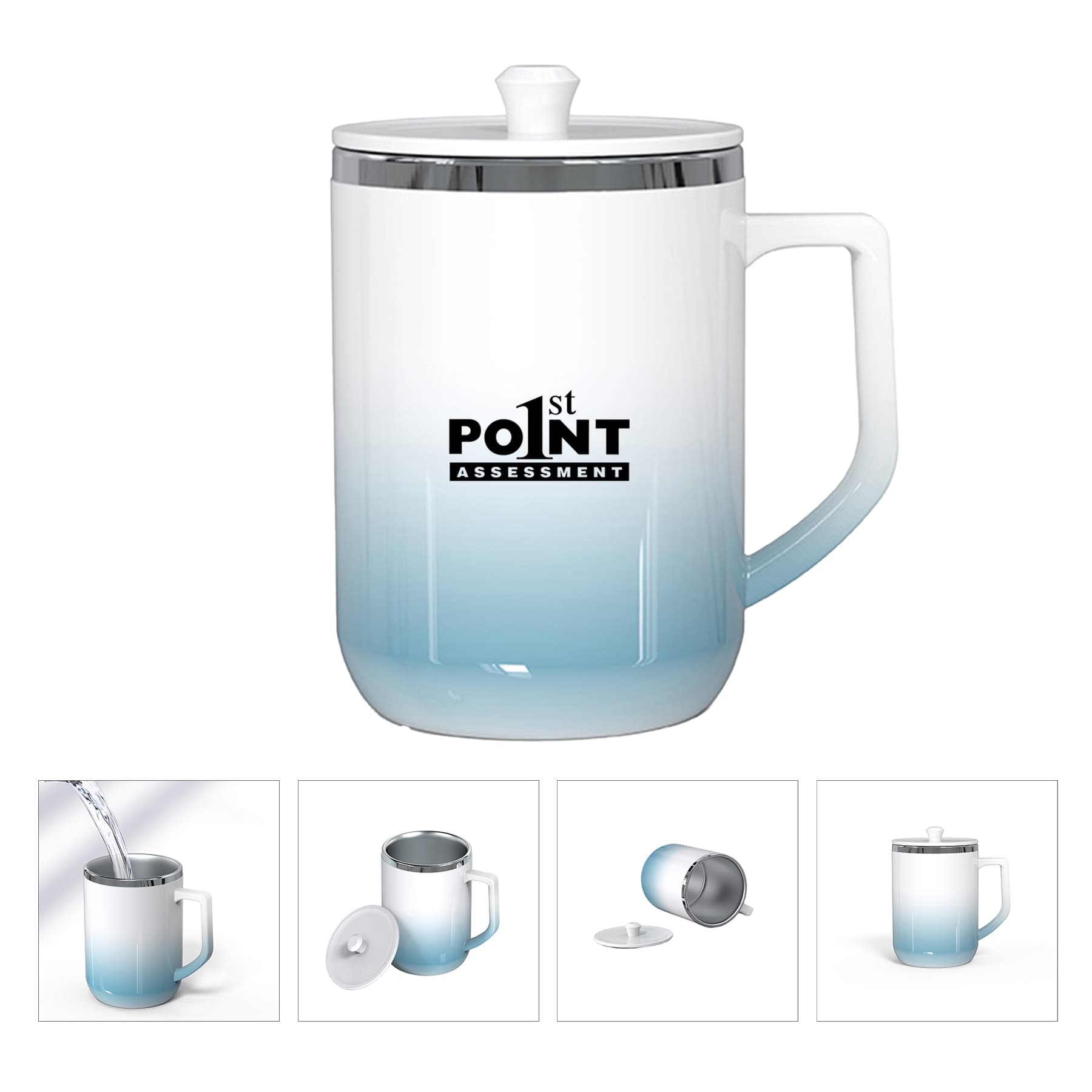 Ceramic Automatic Temperature Difference Stirring Cup