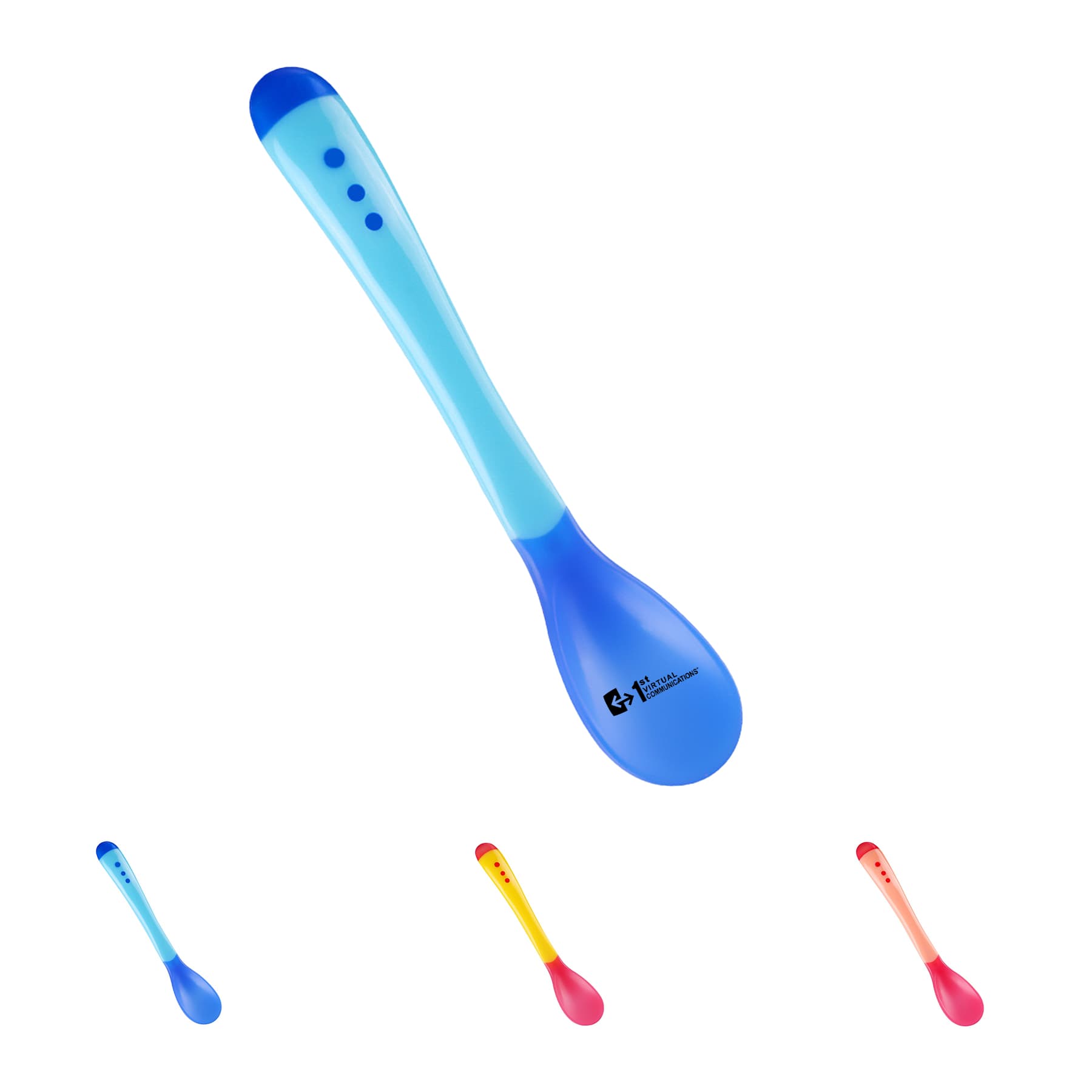 Silicone Soft-Tip Heat Sensitive Infant Spoons