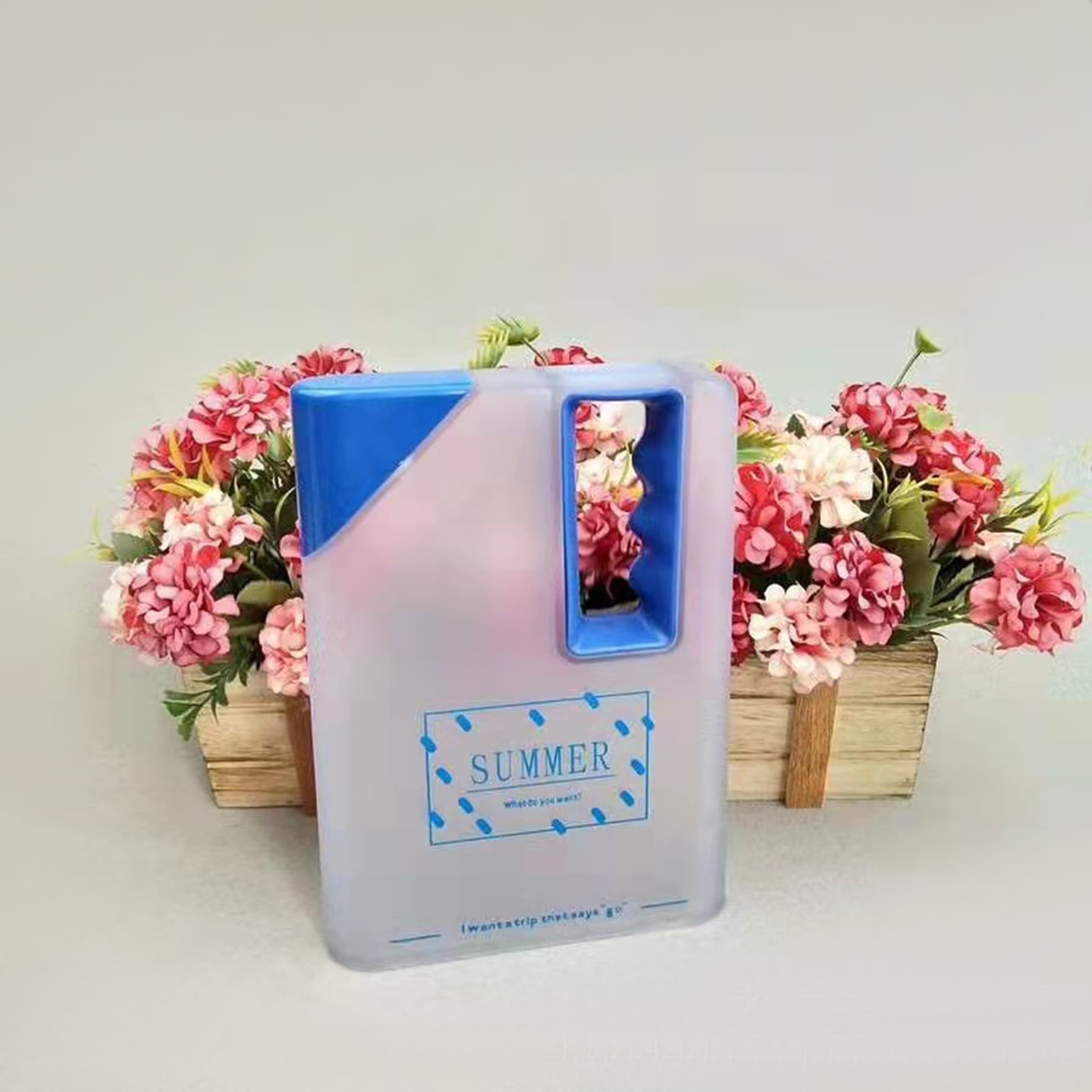 22 OZ Clear Notebook Tote Sport Water Bottle