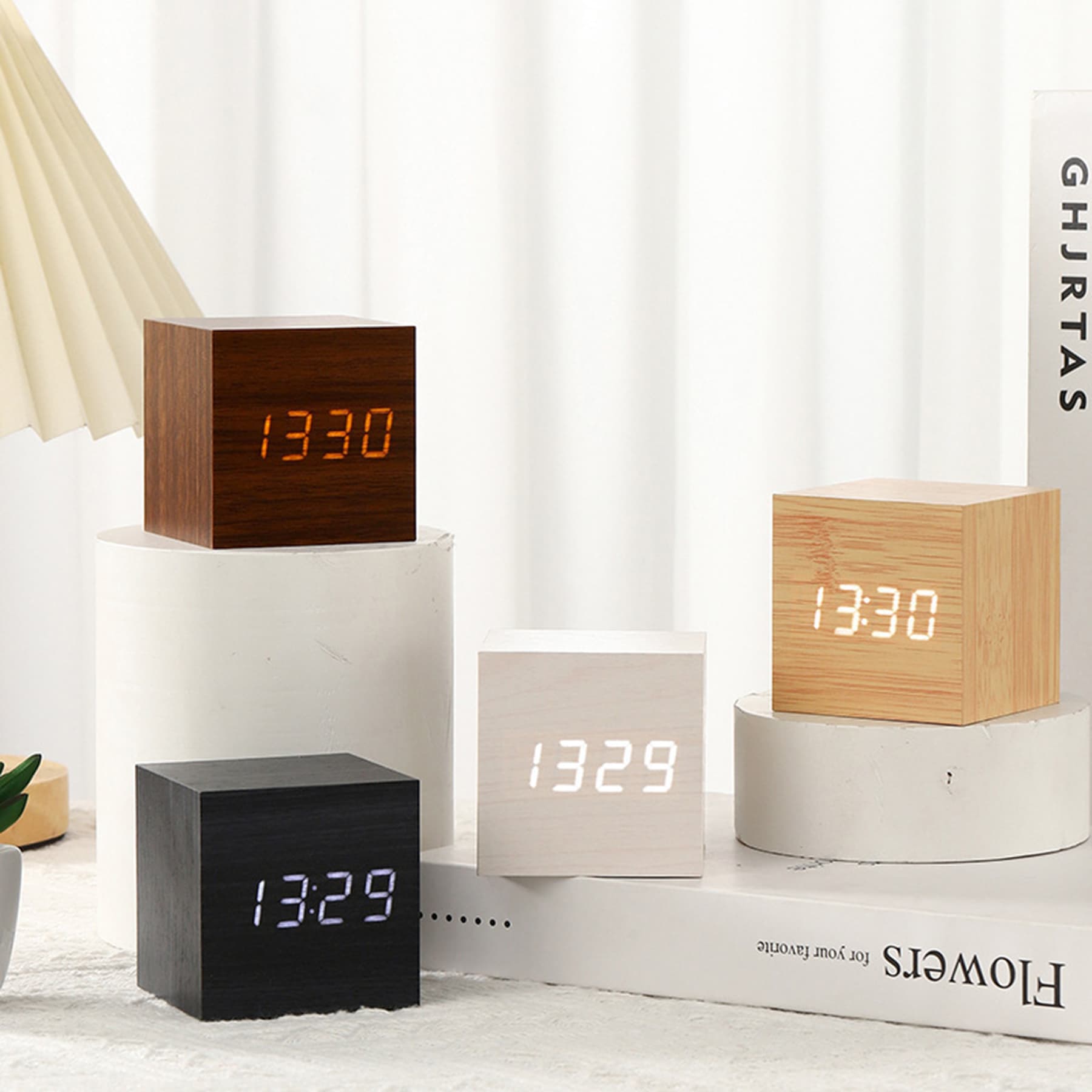 Cube LED Alarm Clock