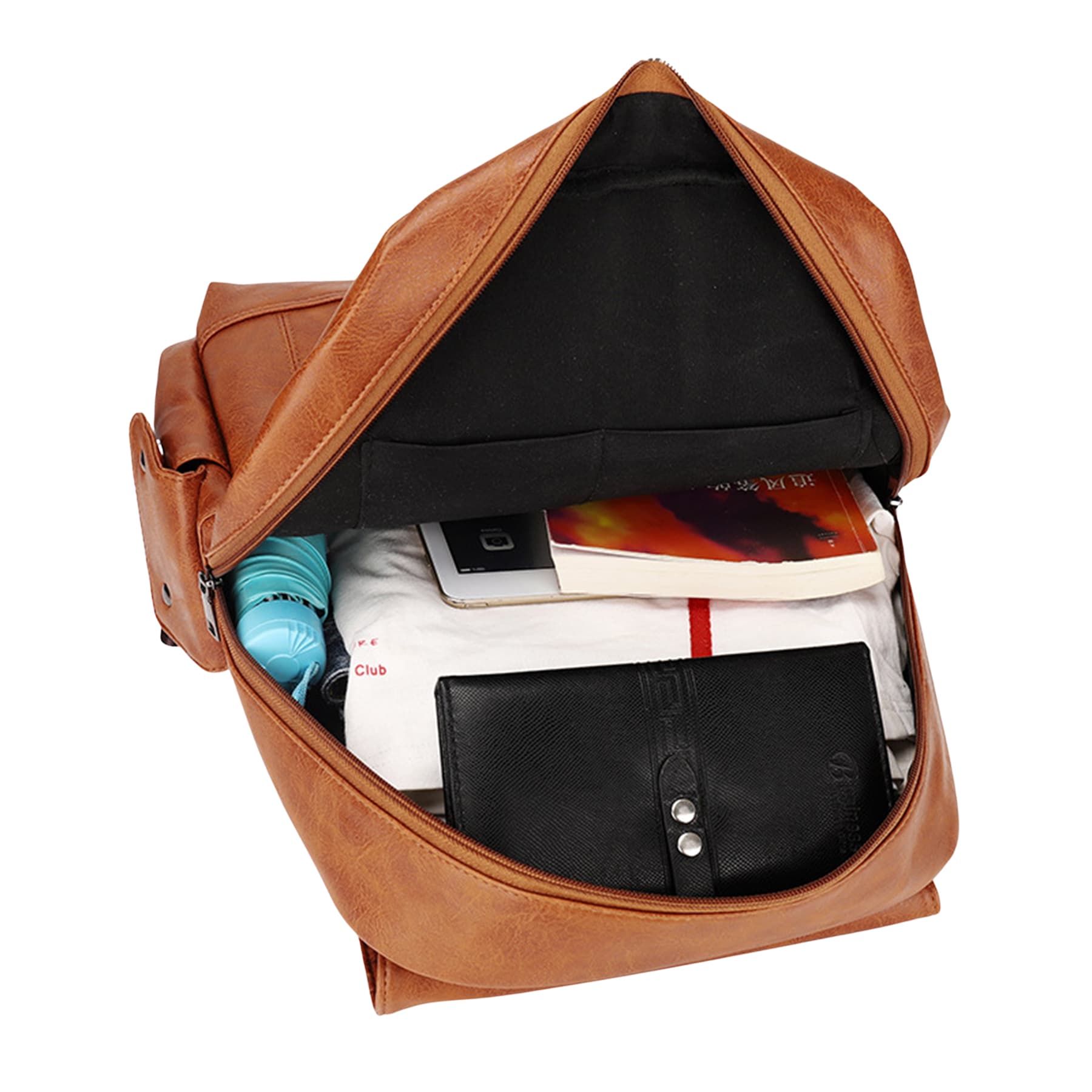 PU Leather Computer Backpack