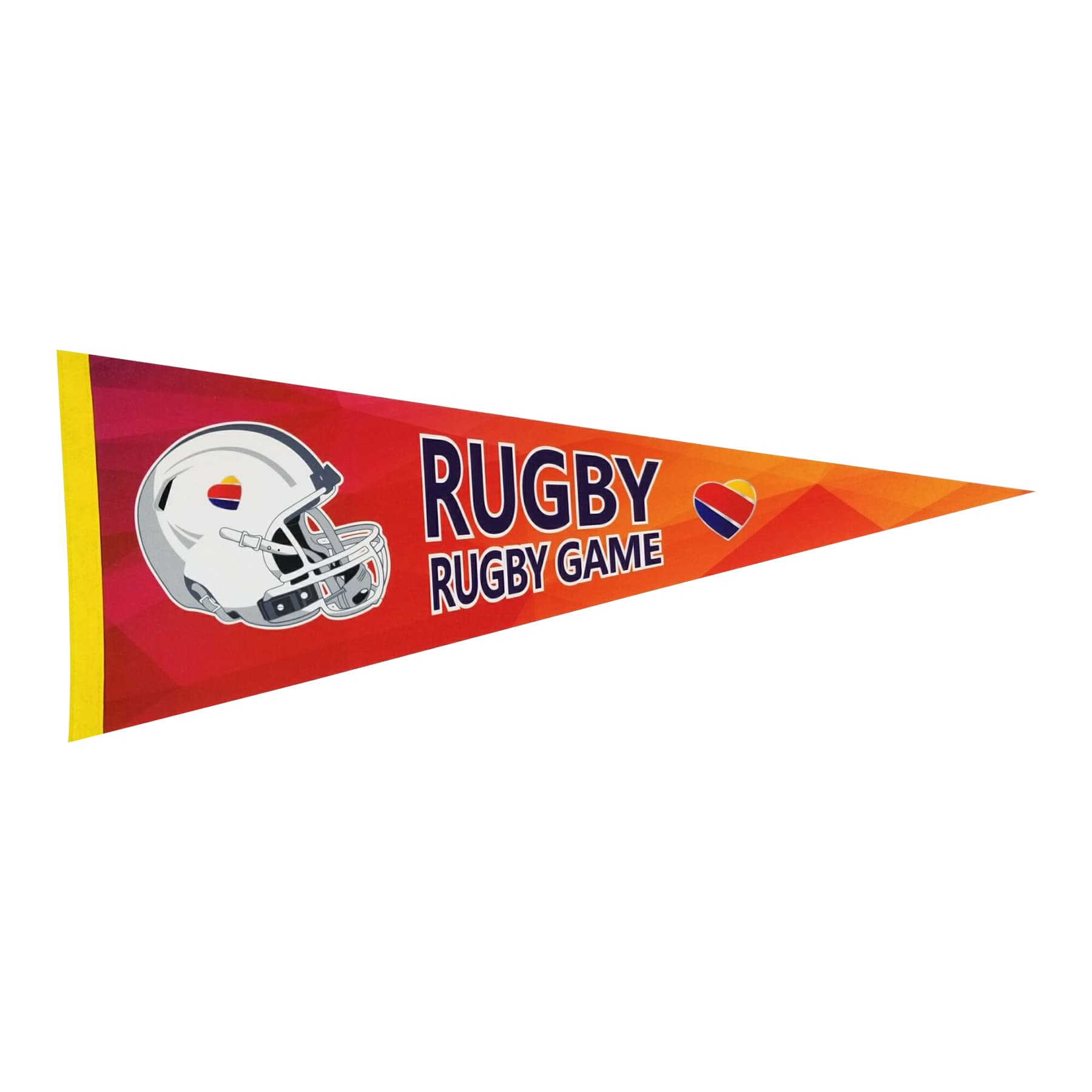 Full Color Imprint Premium Felt Pennant