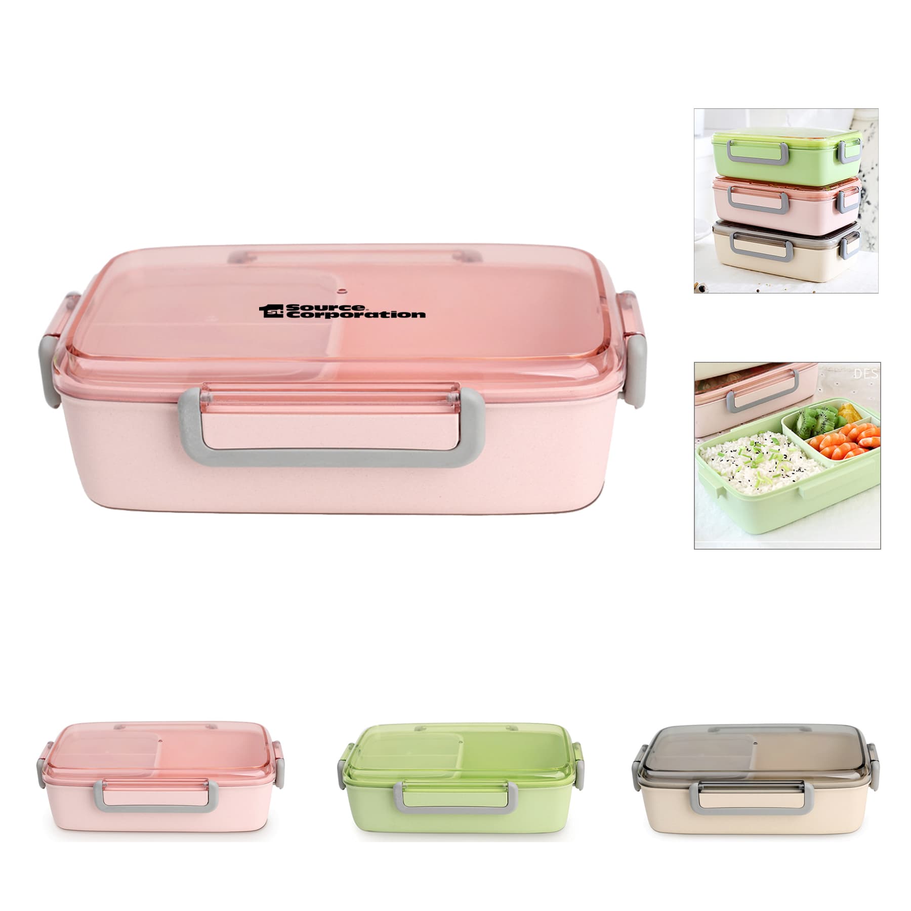 Bamboo Fibre Lunch Box With Inner Container