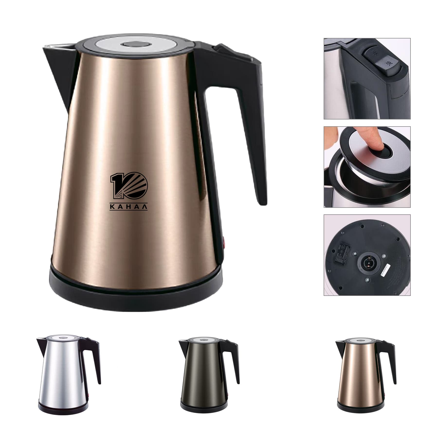 Automatic Quick Hot Water Stainless Steel Electric Kettle