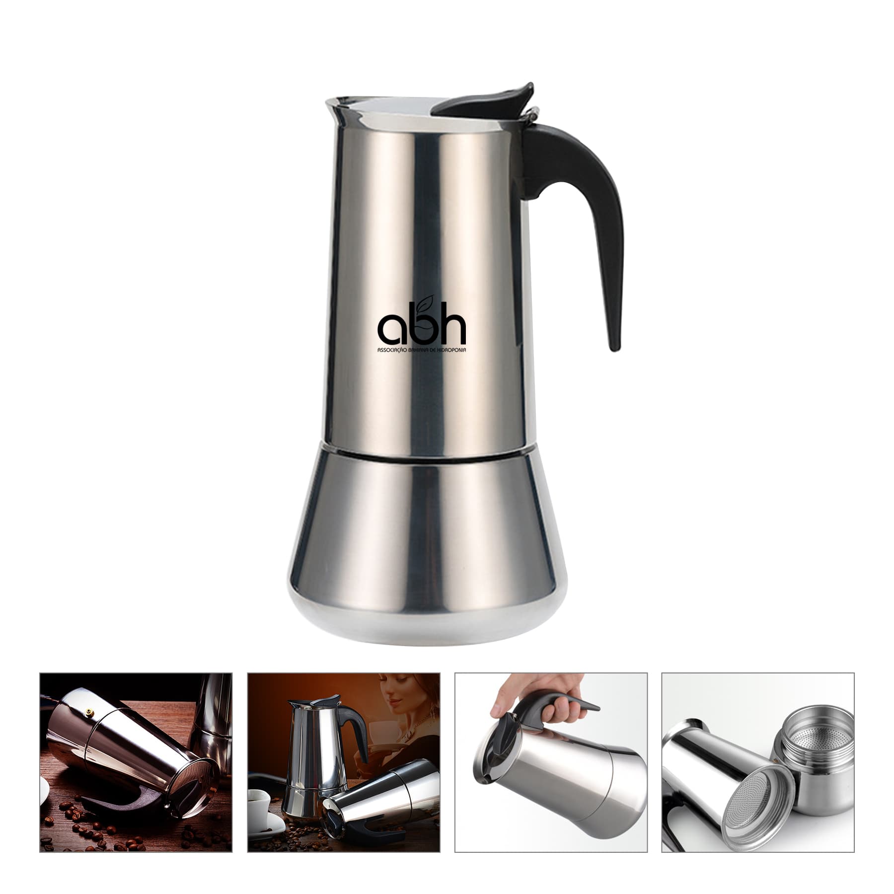 Stainless Steel Coffee Moka Pot