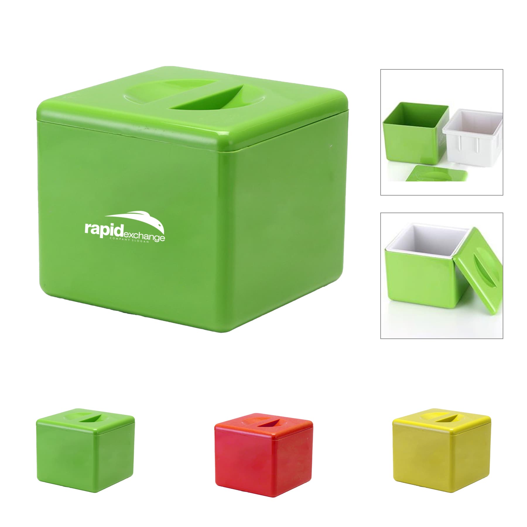 3 QT. Plastic Double Wall Ice Bucket