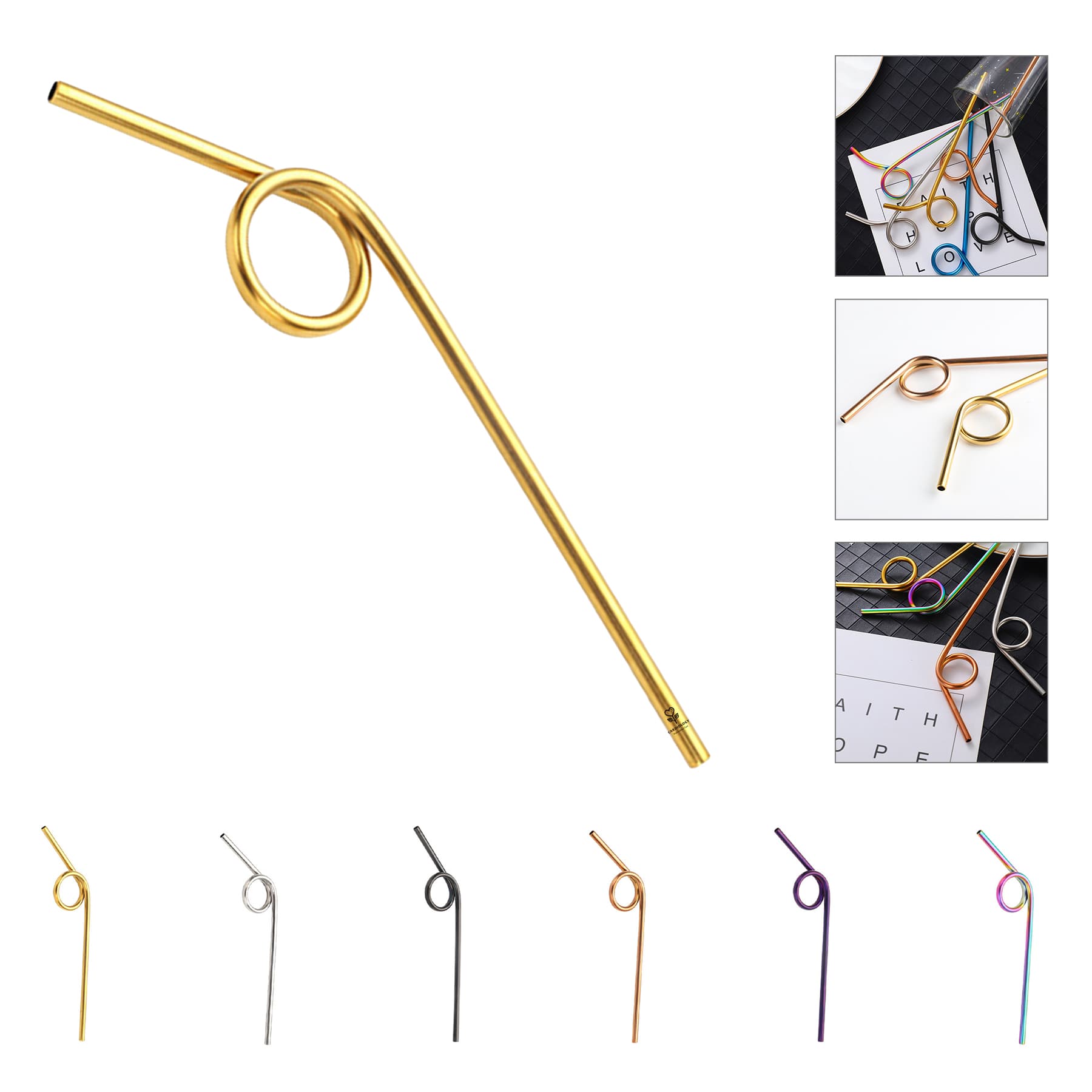 9" Resuable Stainless Steel Straw