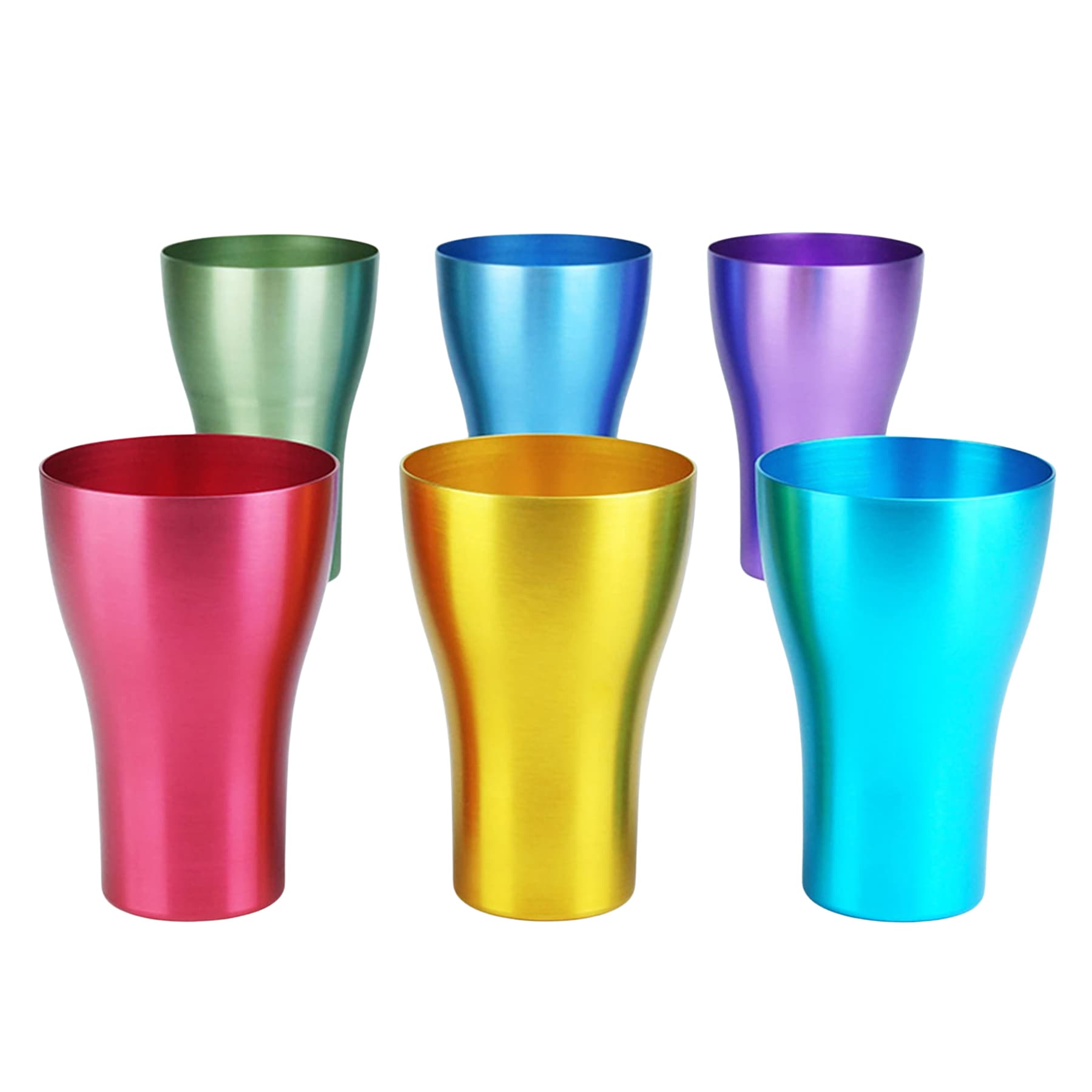 16oz Aluminum Cups Reusable for Party Supplies Drinks Stackable