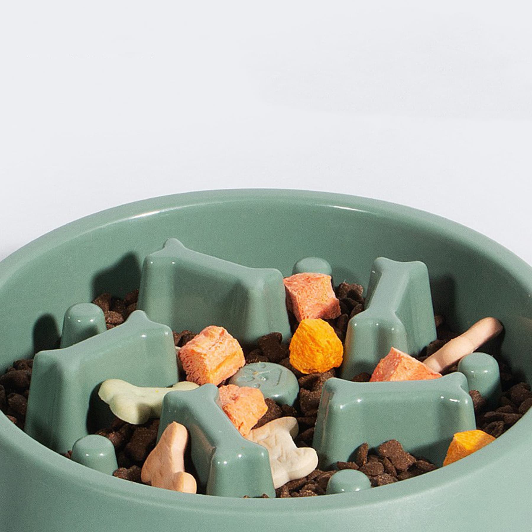 Plastic Dog Slow Feeder Bowl