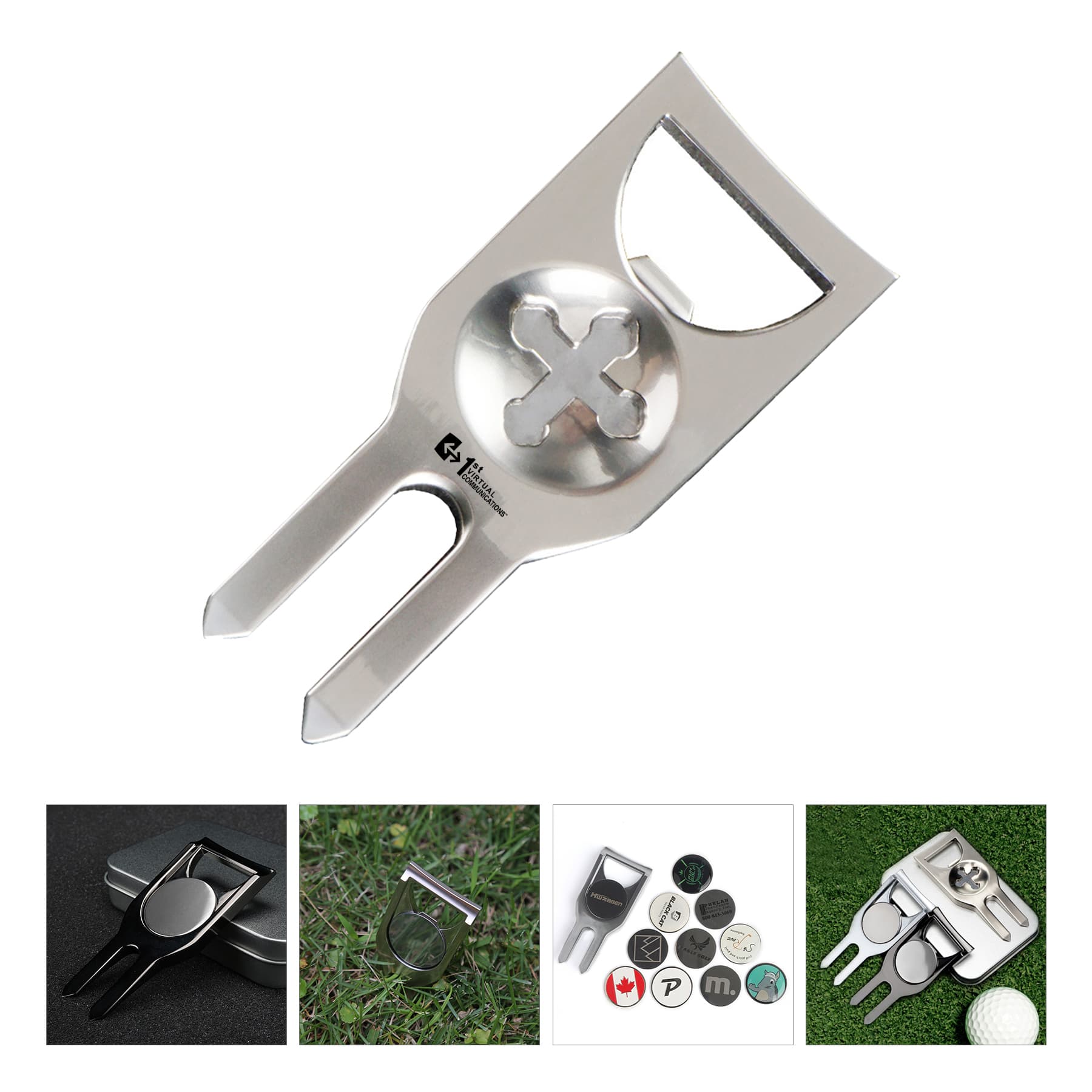 Divot Repair Multitool with Ball Marker Gift Tin