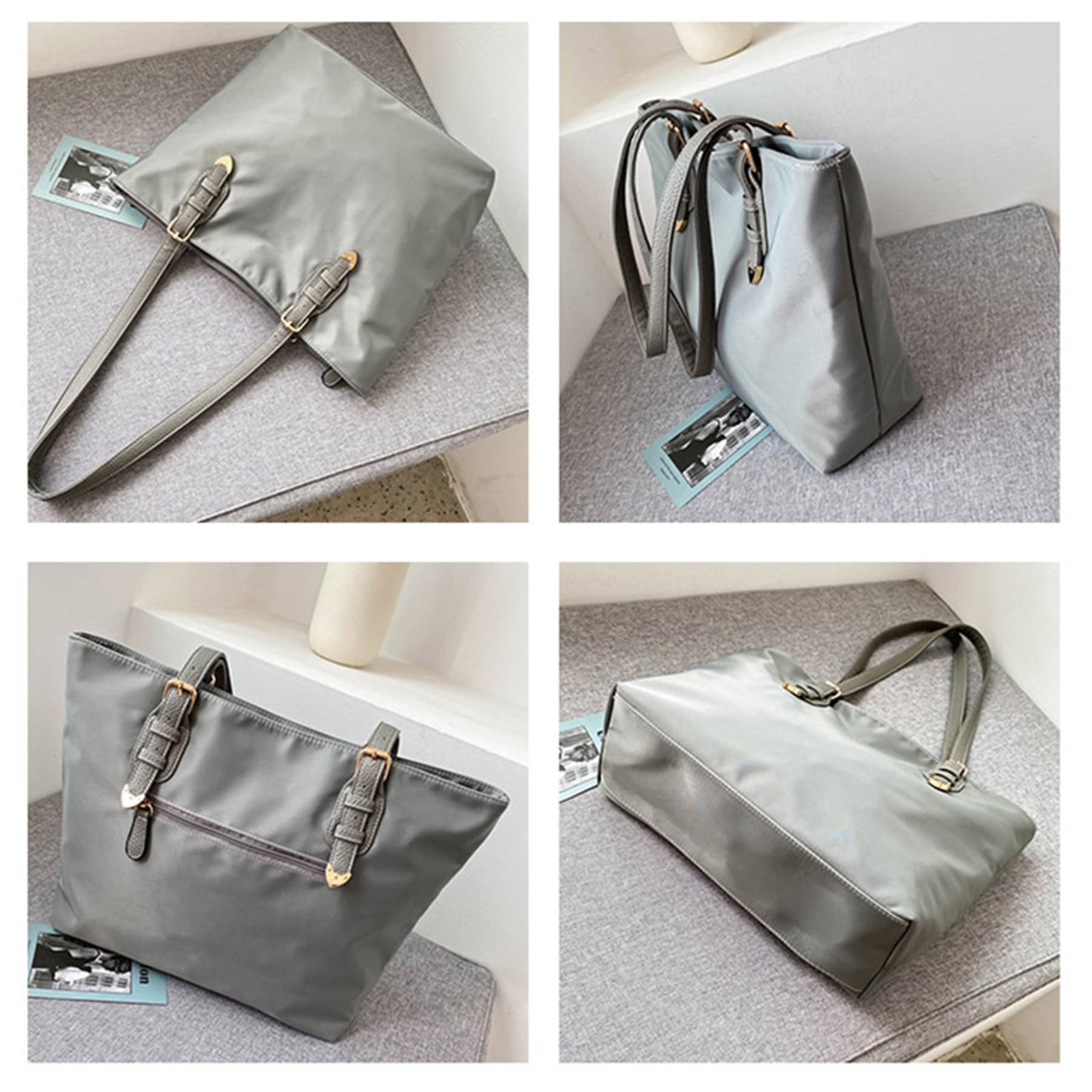 Nylon Laptop Tote Bag for Women