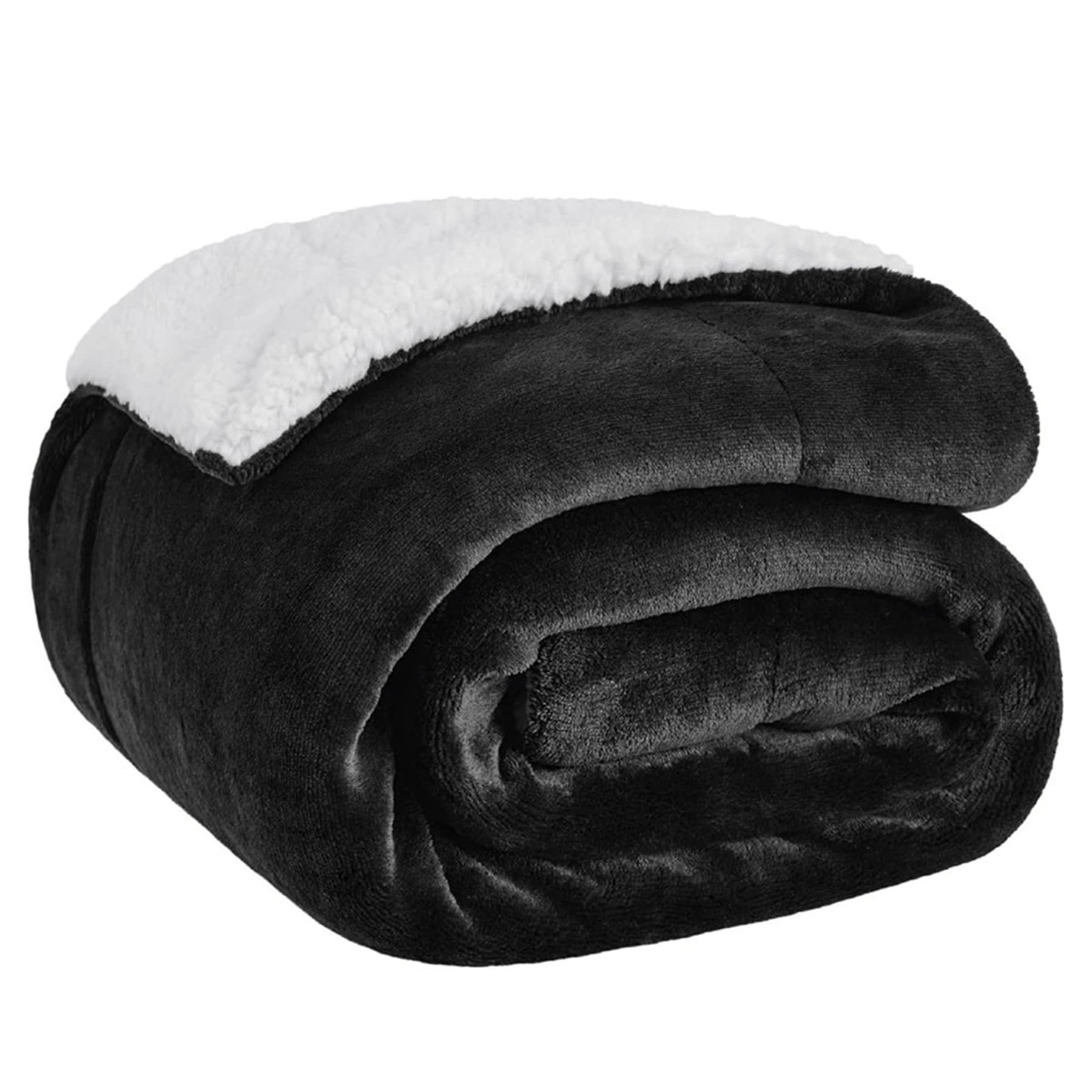 230g polyester flannel and 230g Sherpa Blanket