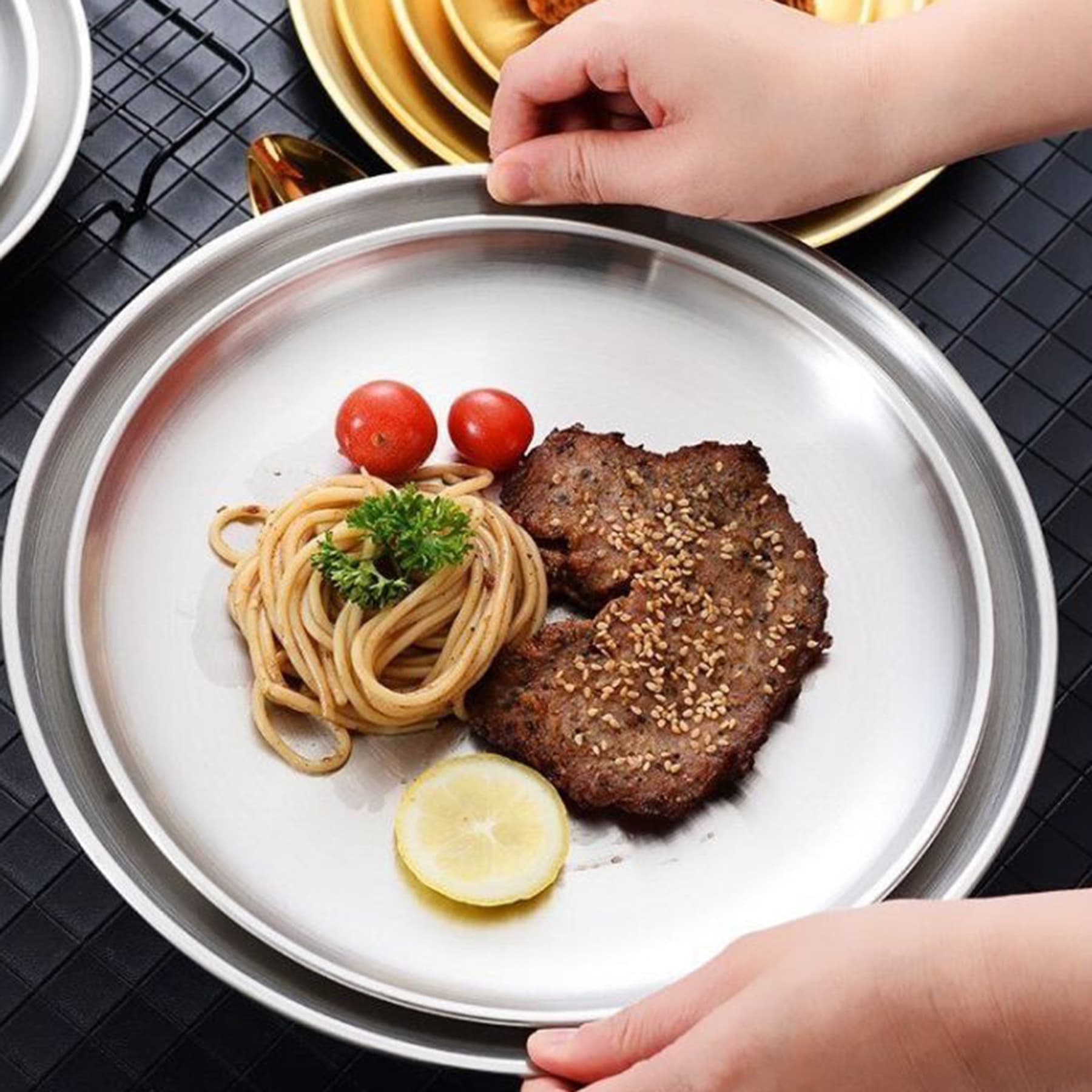 Stainless steel plate