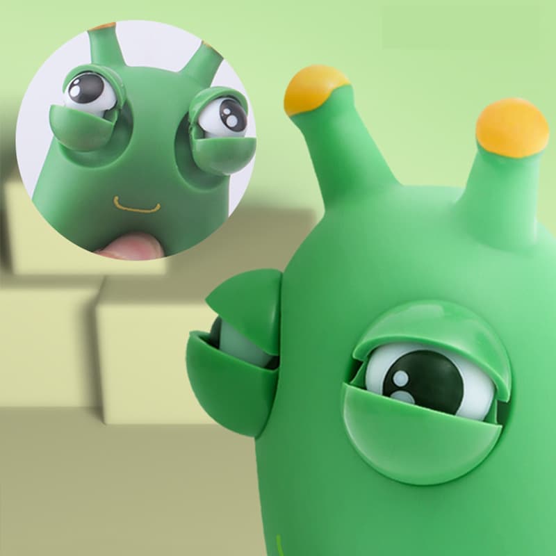Funny Grass Worm Pinch Toy