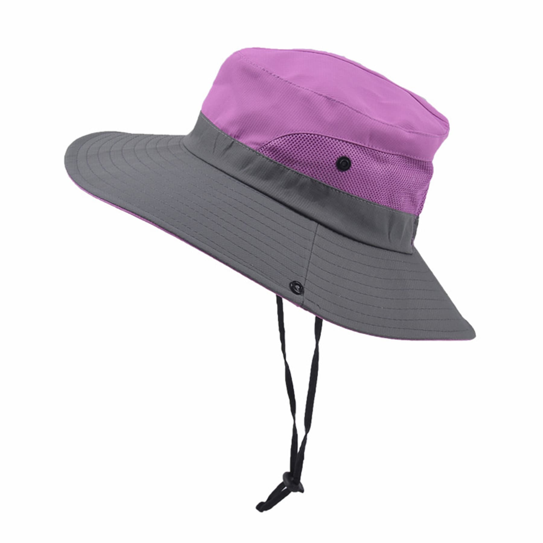 Quick-Dry Sun Hat With Drawstring Closure
