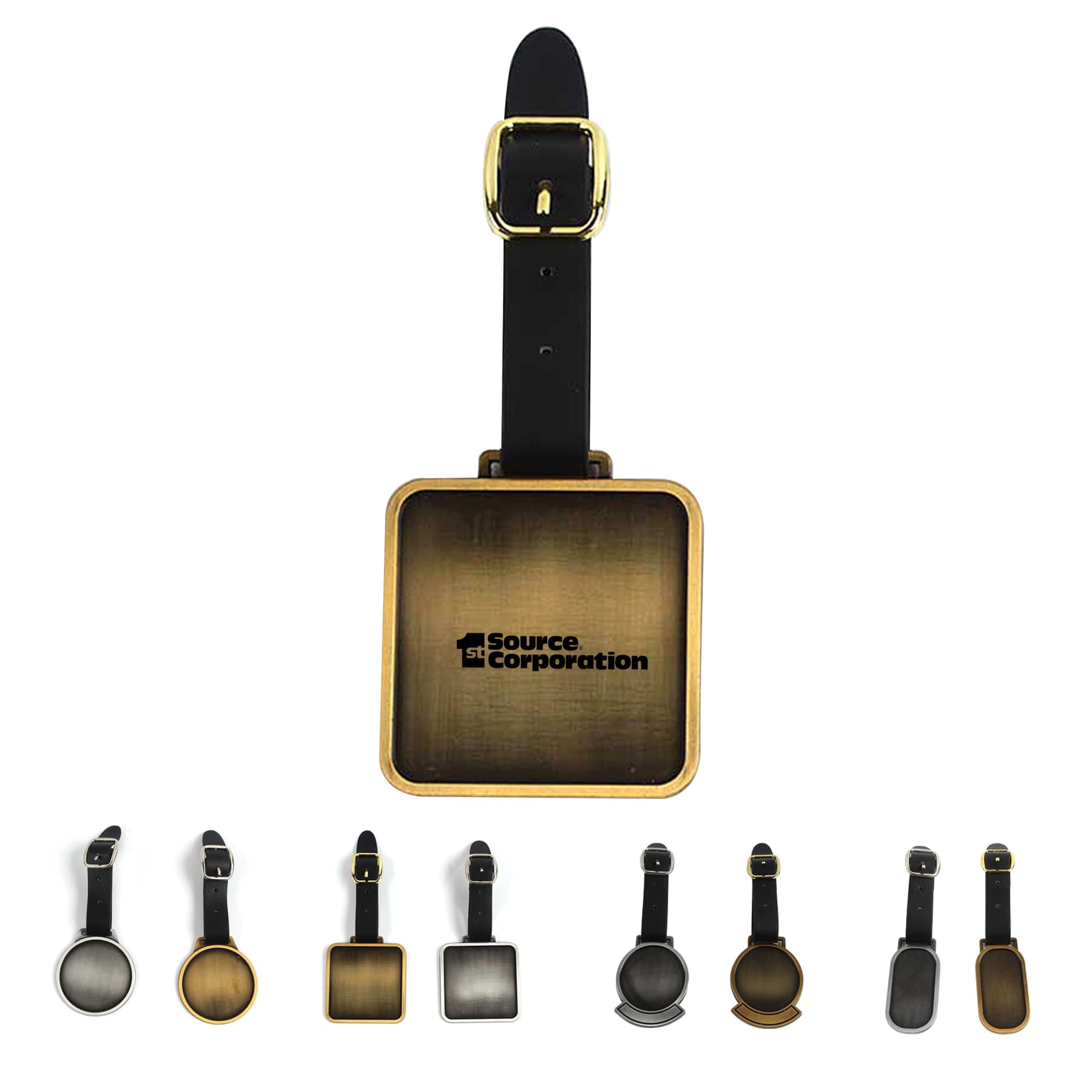 Metal Golf Luggage Tag Baggage Suitcase Travel Id Label