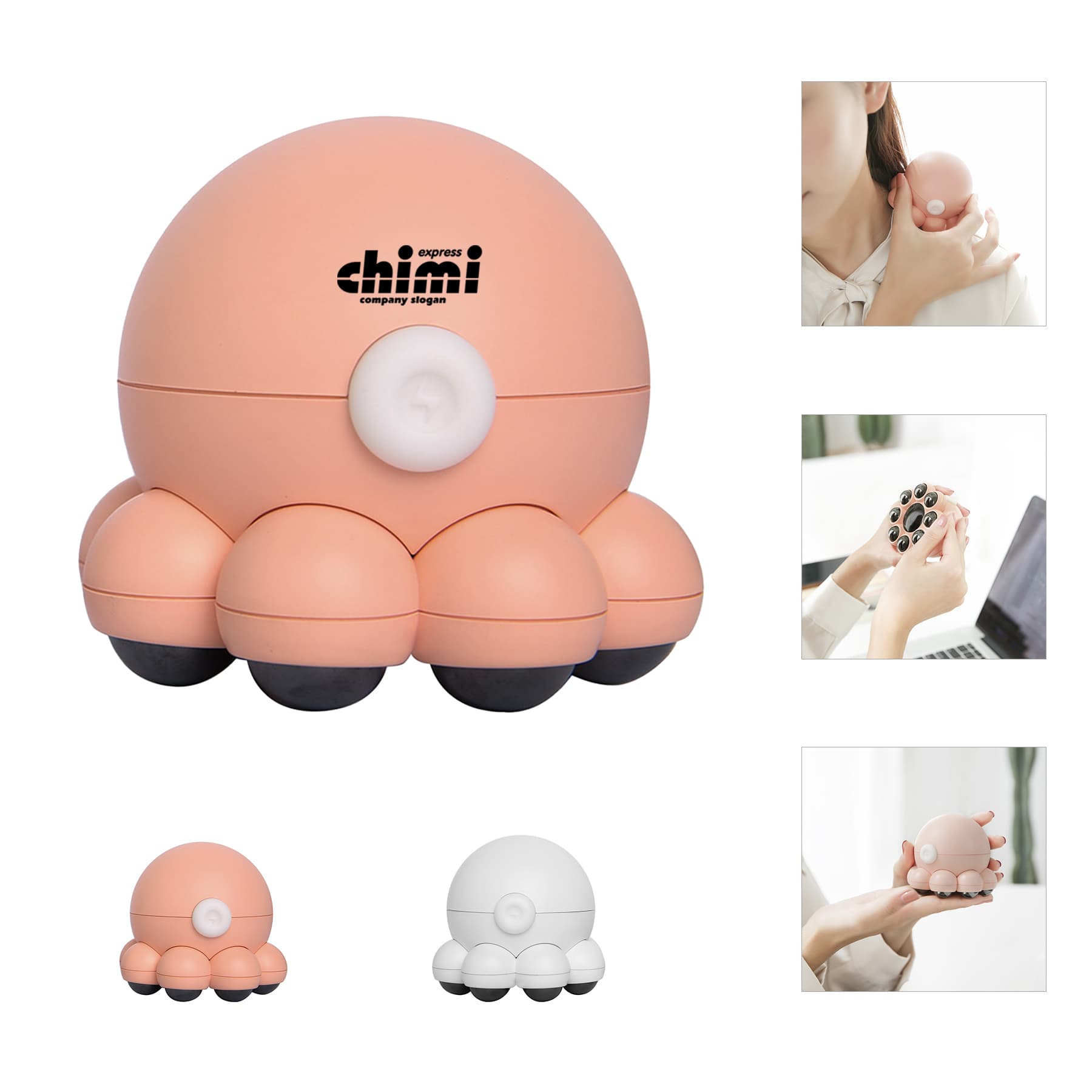 Mini Handheld Heating Vibrating Body Massager