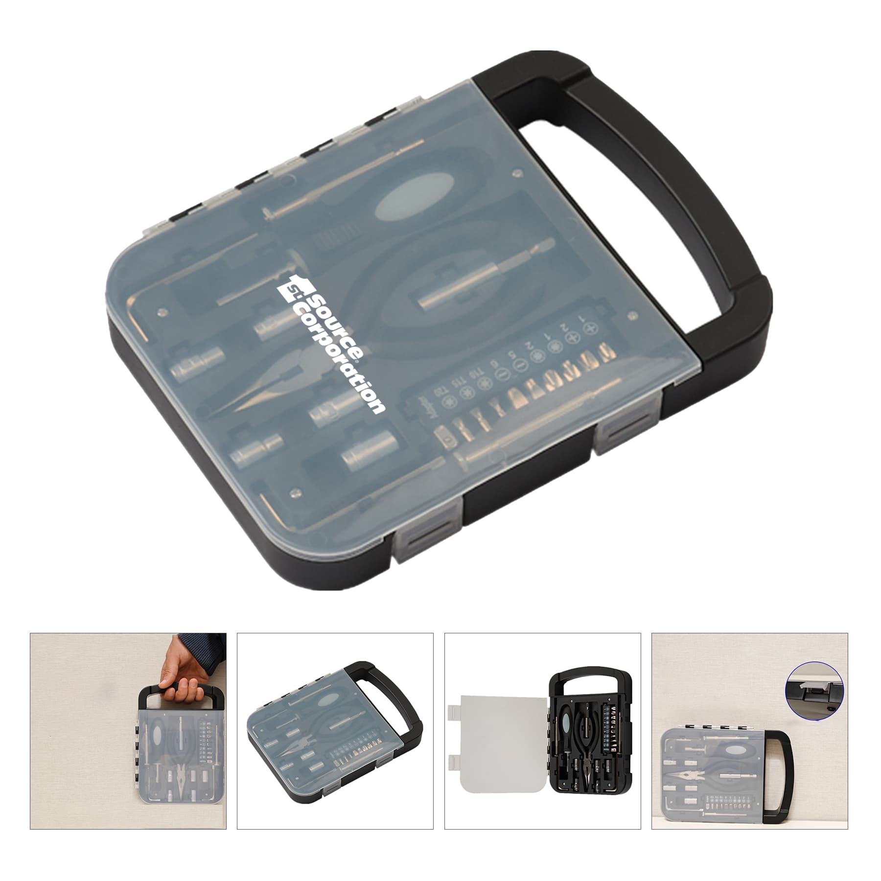 22-Piece Set Of Transparent Cap Bit Tools Can Be Hand-Held