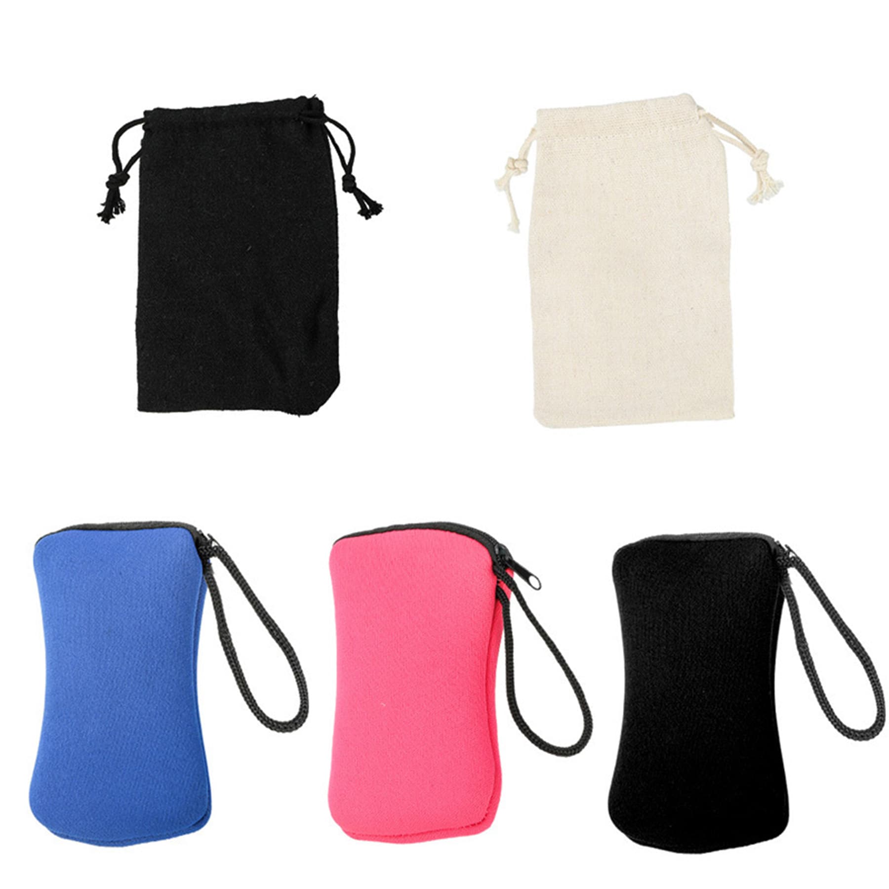 2pcs Reusable Flatware Sets With Carrying Case