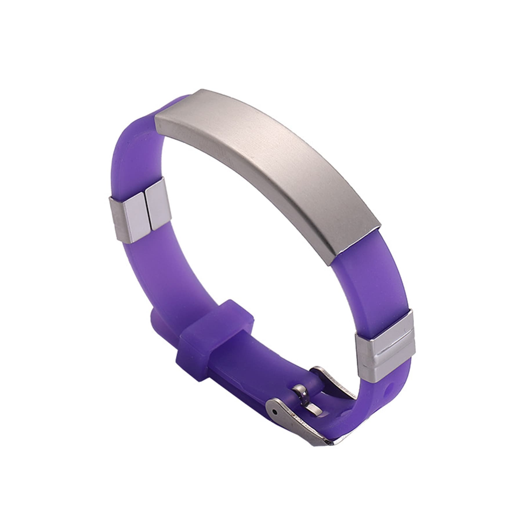 Silicone Stainless Steel Bracelet