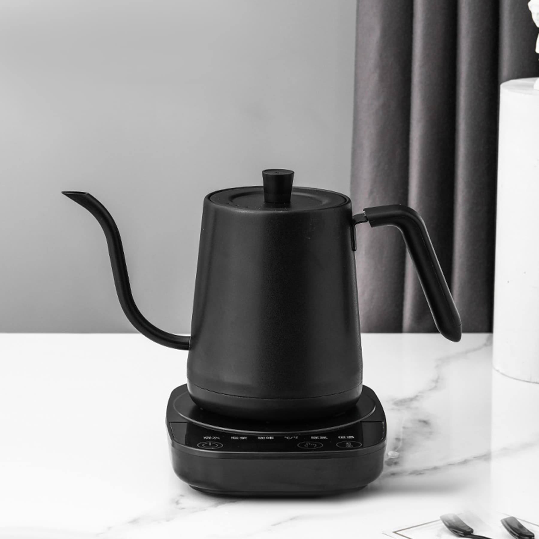 Smart Gooseneck Electric Kettle with Temp Control for Coffee