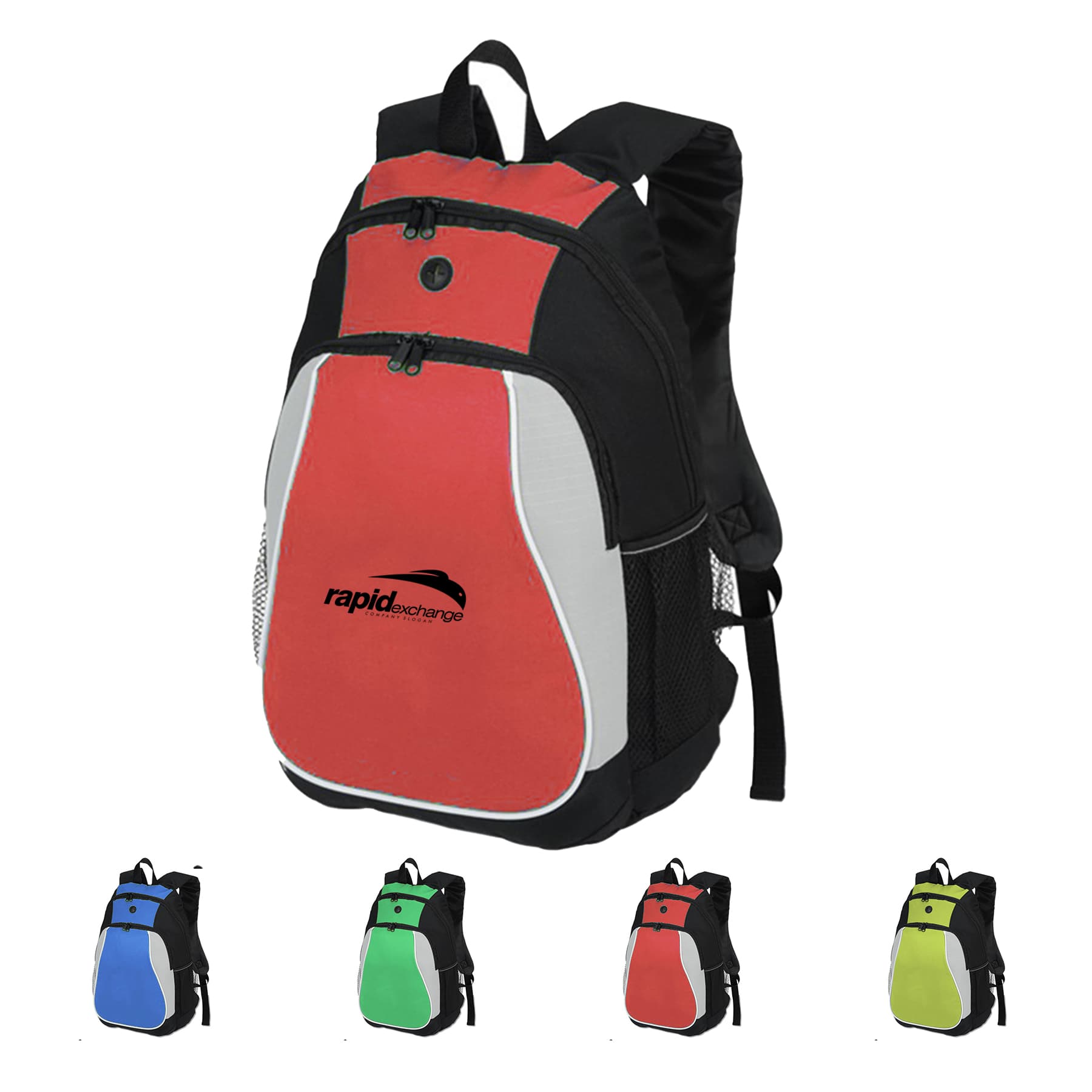 Retro Sports Backpack School Collegiate with Earphones Slot