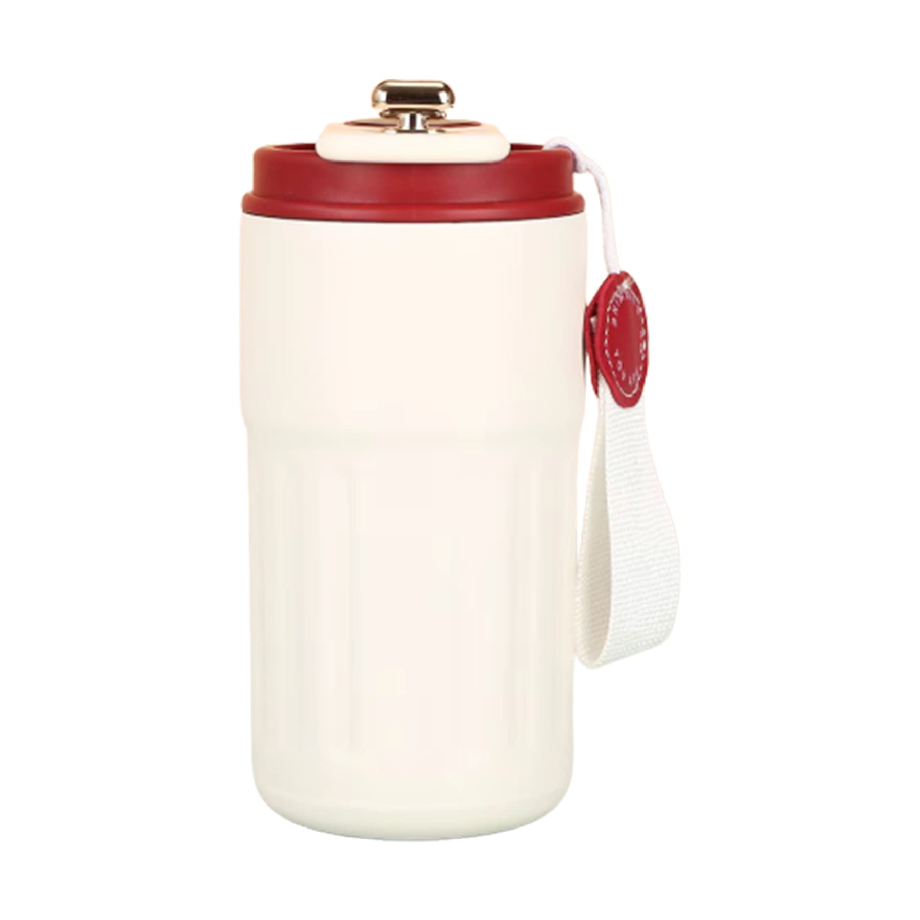 Coffee Cup with Temperature Display and Strap