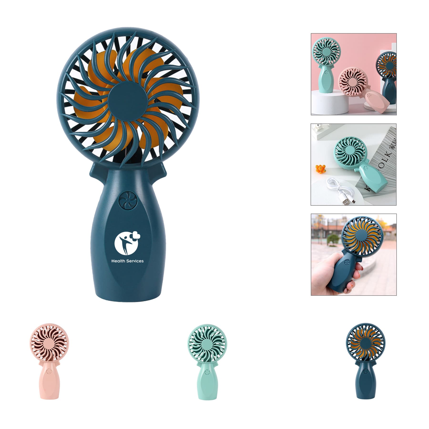 USB Rechargeable Pocket Handheld Fan