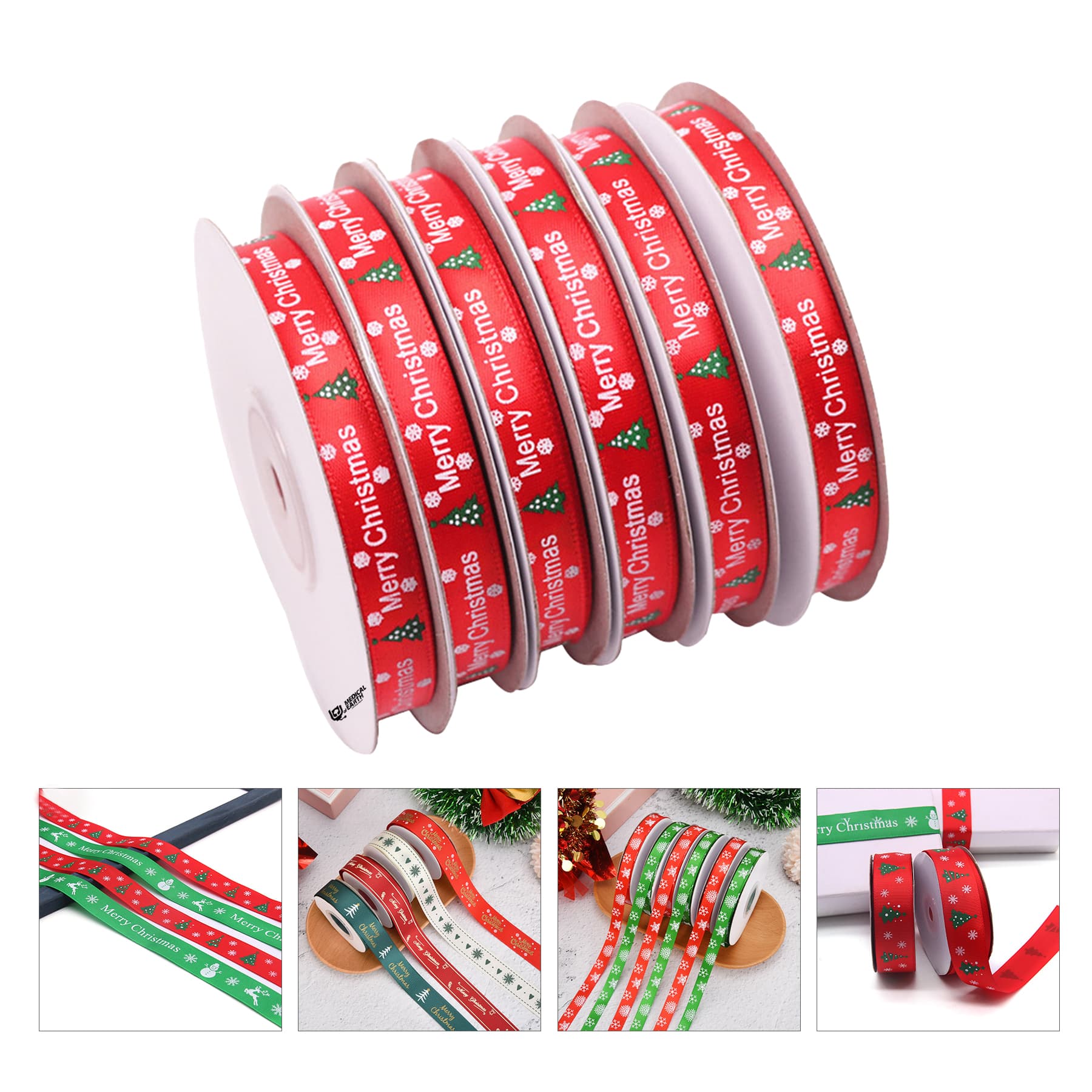 0.78''&2CM Christmas Ribbon Wholesale & Packaging Webbing