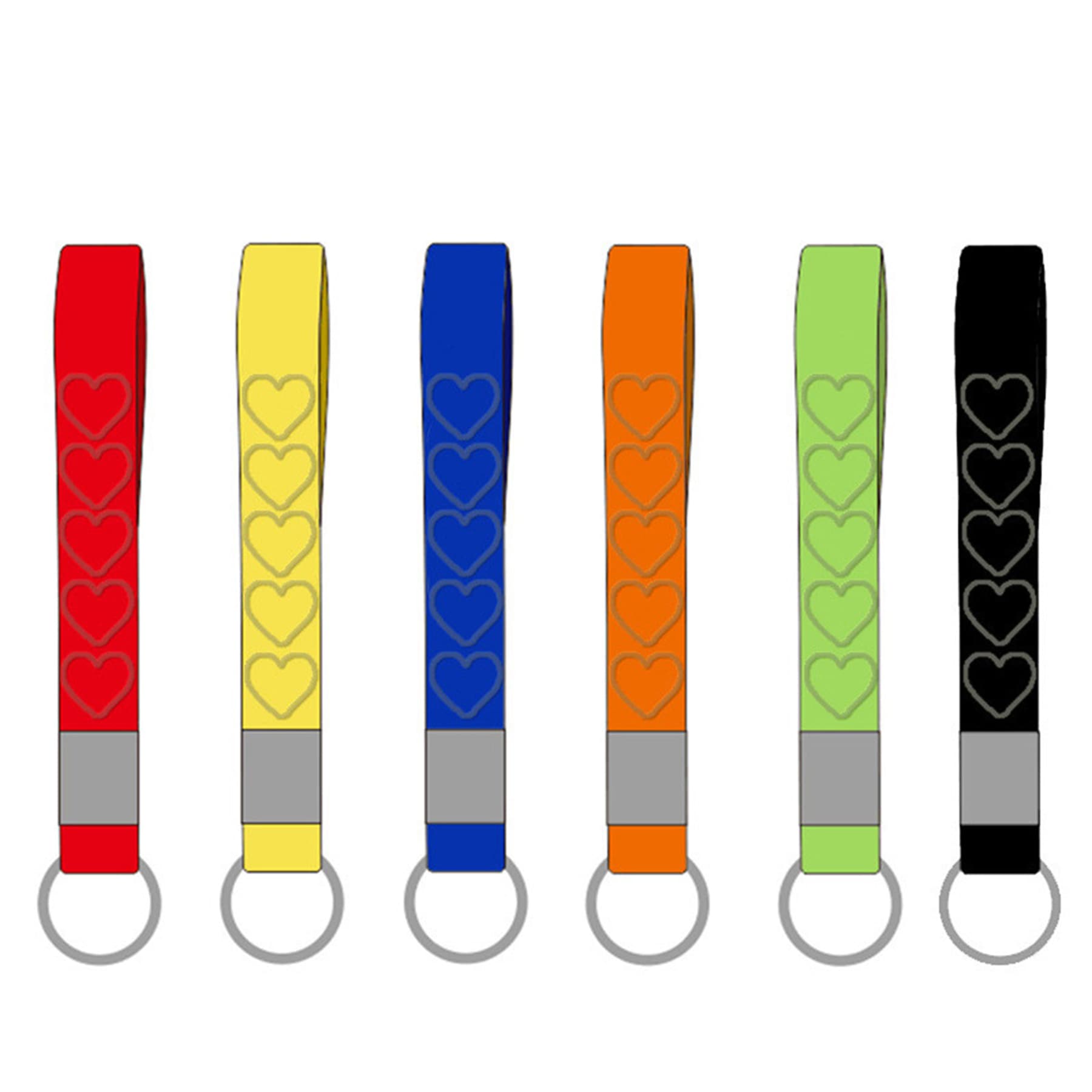 2024 New Bubble Silicone Keychain Heart Mouse Wristband