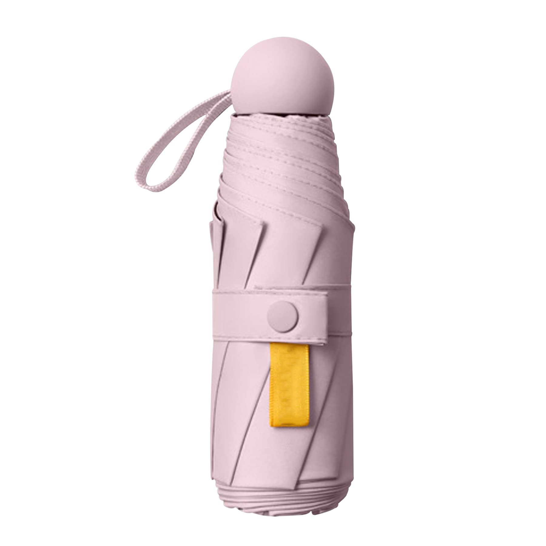 Mini Windproof Sun & Rain Pocket Umbrella With Case