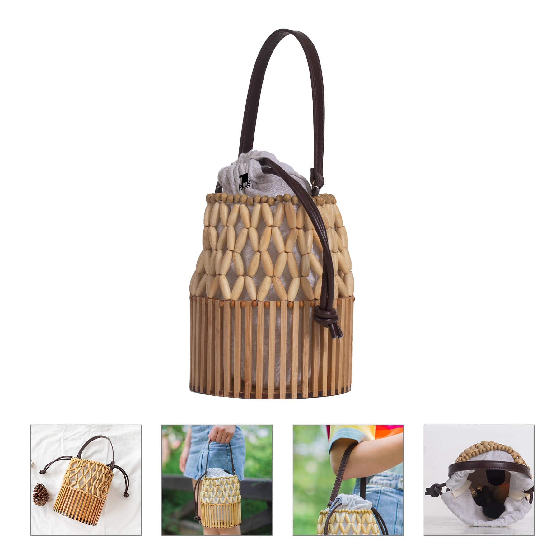 Bamboo Handbag Tote Bag