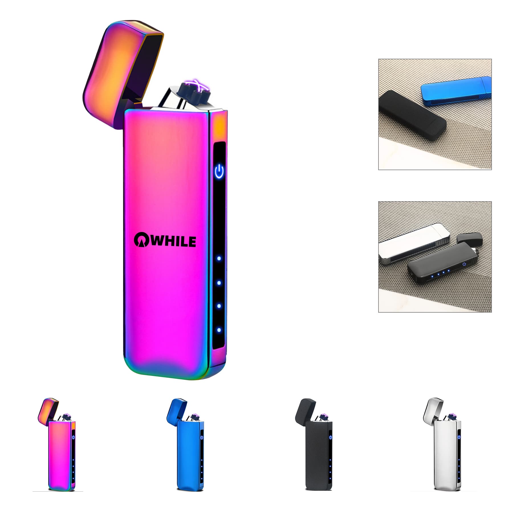 USB charging double arc electronic lighter