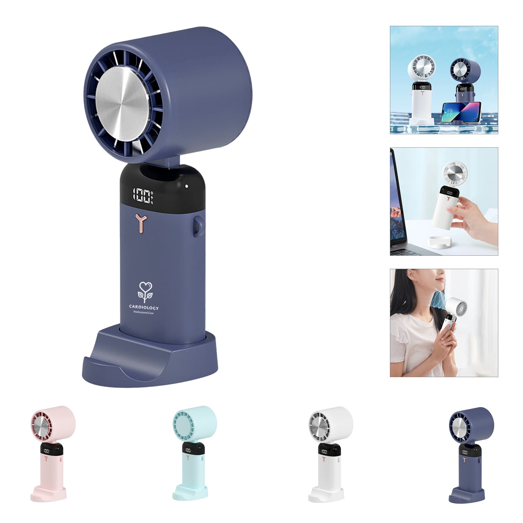 Mini Fan with Phone Stand
