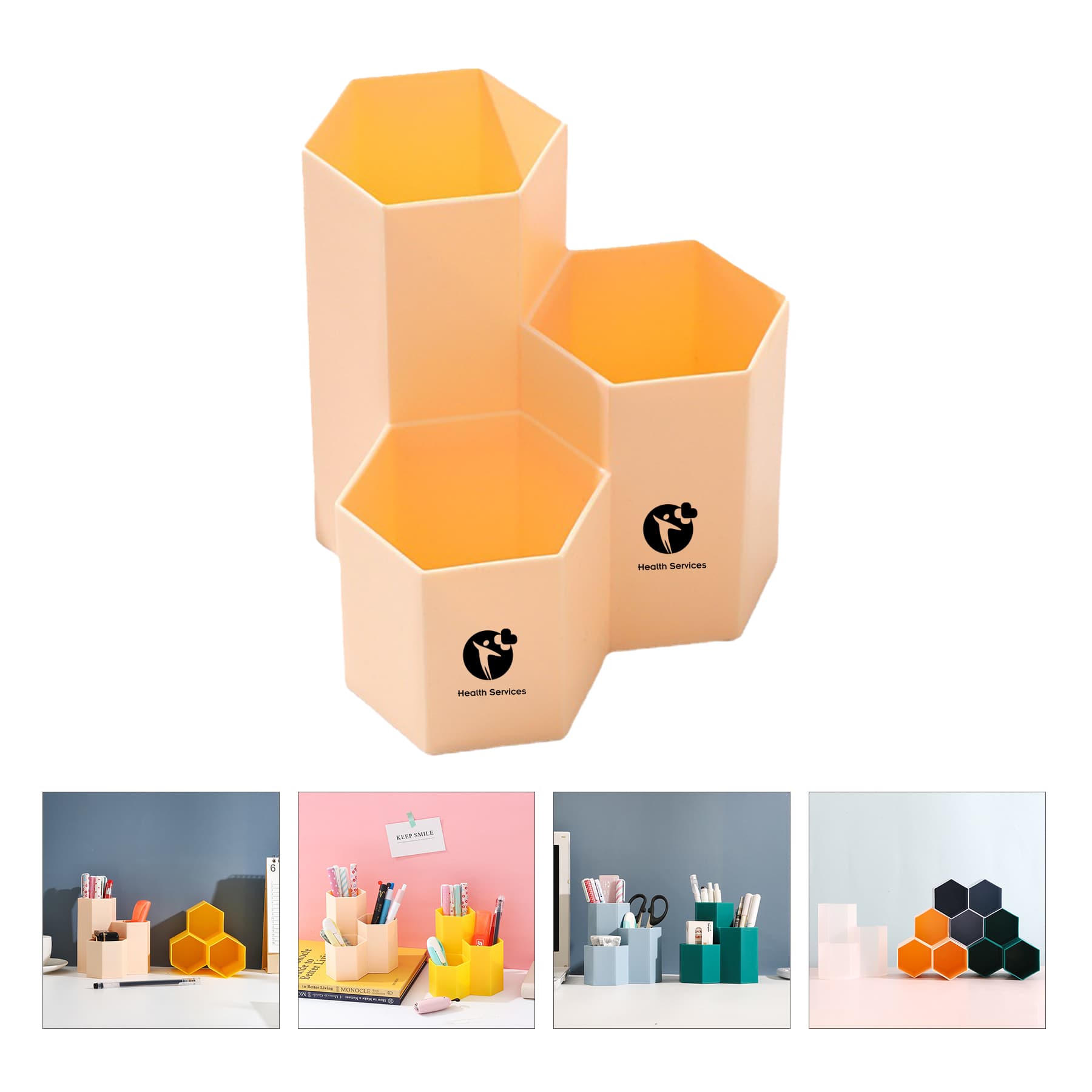 Desktop Pen Holder Makeup Brush Storage Box Junk journal