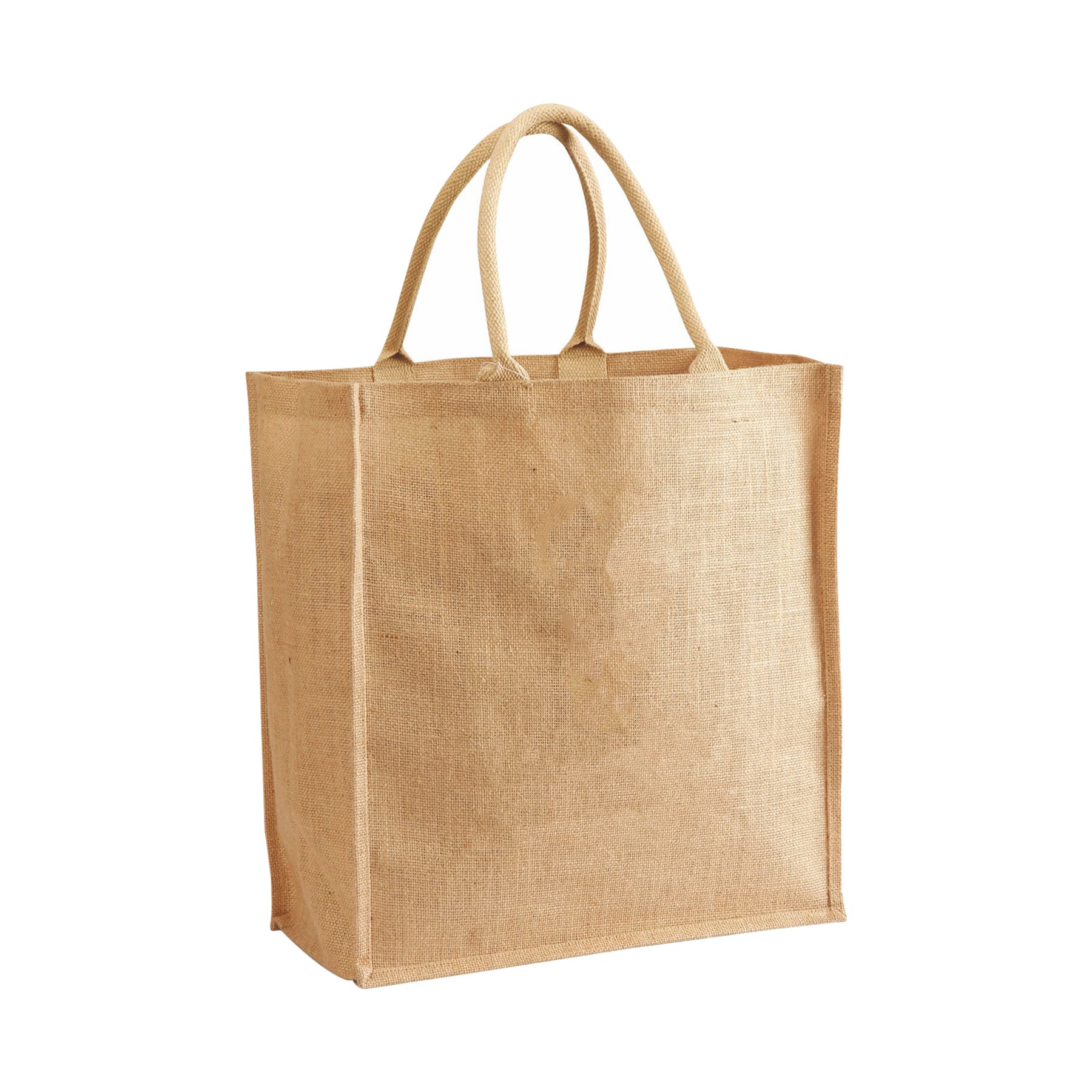 Burlap Shopping Tote Bag